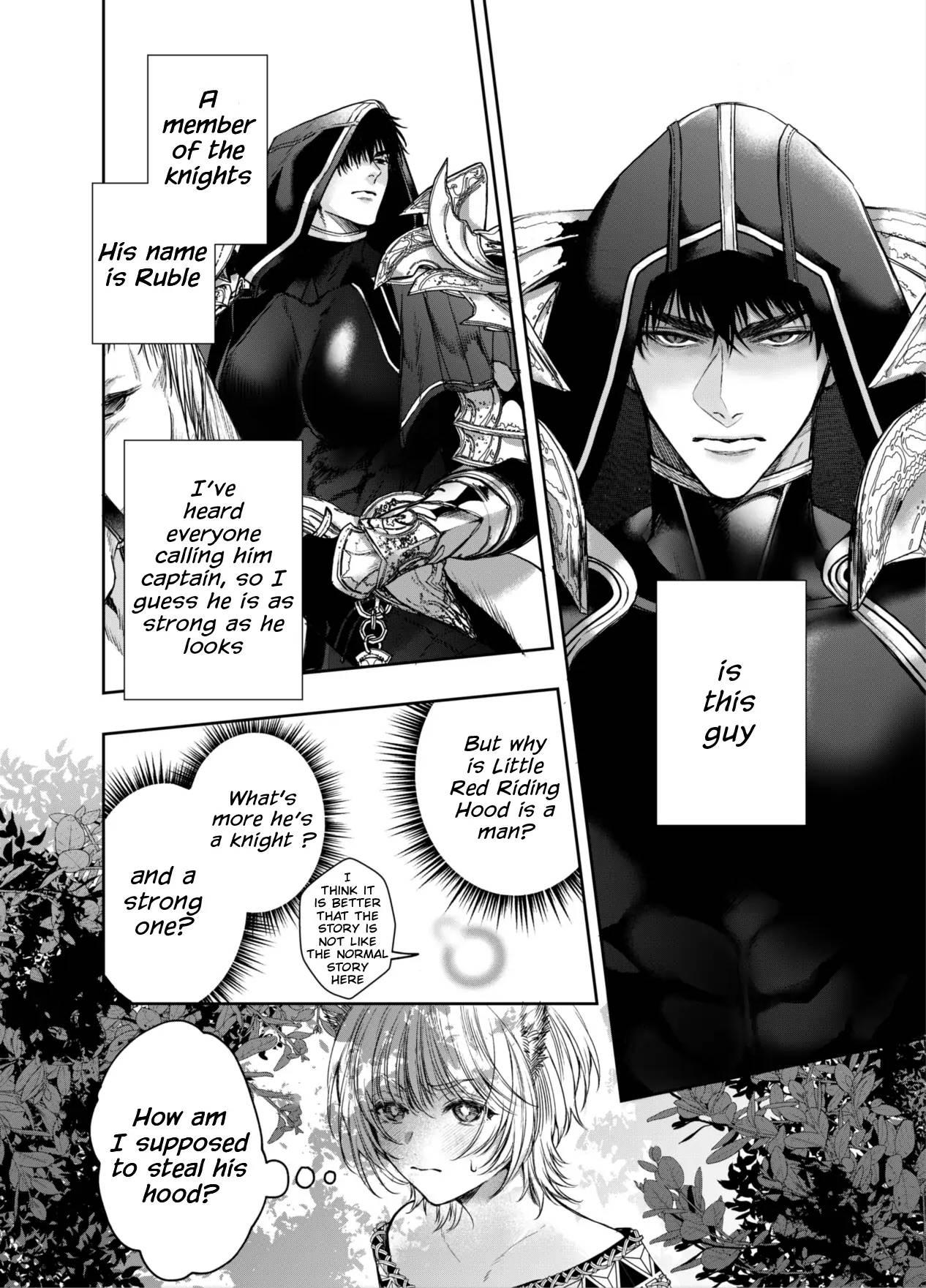 Big Ass Muttsuri Akazukin-kun Kara wa Nige Rarenai | I Can't Escape From Mr. Naughty Red Riding Hood - Original Tits - Page 5