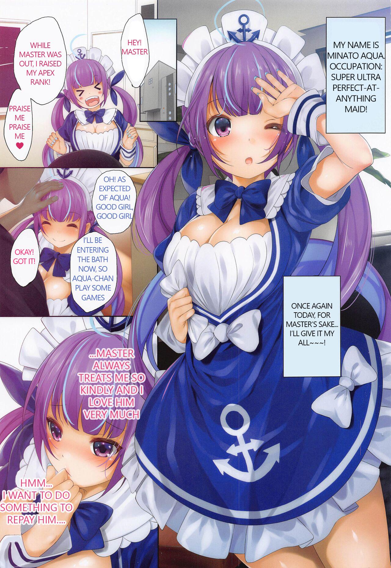Sapphicerotica A・Q・U・A for the LOVE - Hololive Granny - Page 2
