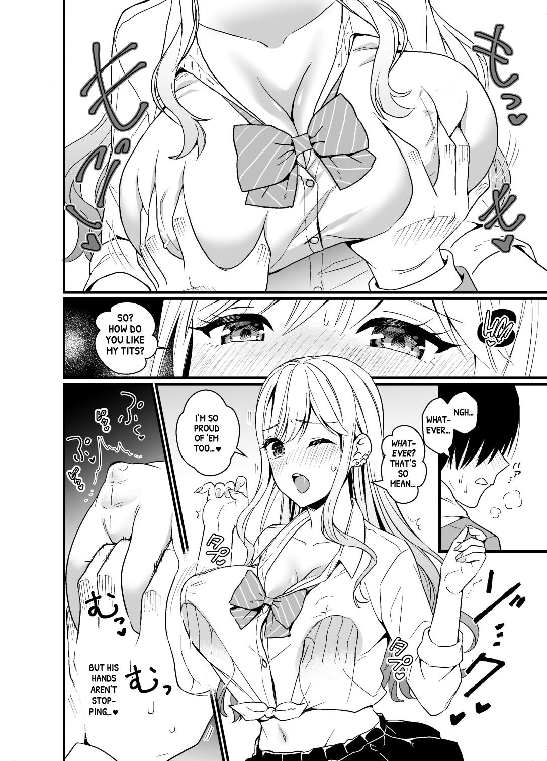 Pussy Eating Gal ni Houkago Oppai Sawatte ku? te Sasowareru Hanashi | That Time Gyarus Asked Me to Grope their Tits After Class - Original Leggings - Page 6