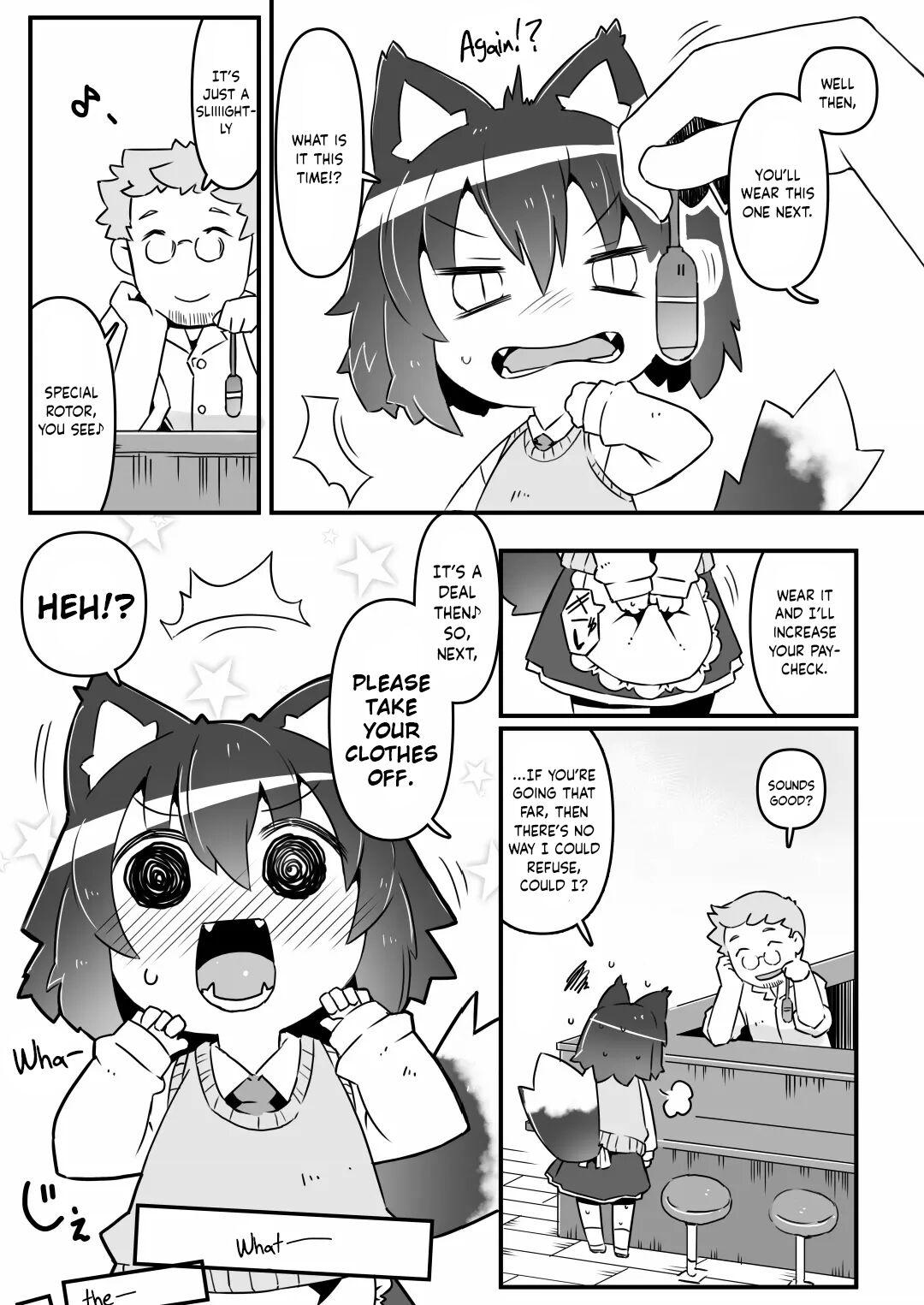 Oriental Ookami Baito to Ijiwaru Tenshu | Wolf Girl's Part-Time Job and the Meanie Master - Original Pale - Page 9