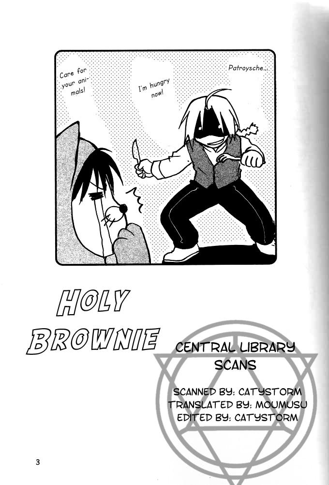 Novia Holy Brownie - Fullmetal alchemist | hagane no renkinjutsushi Anus - Page 2