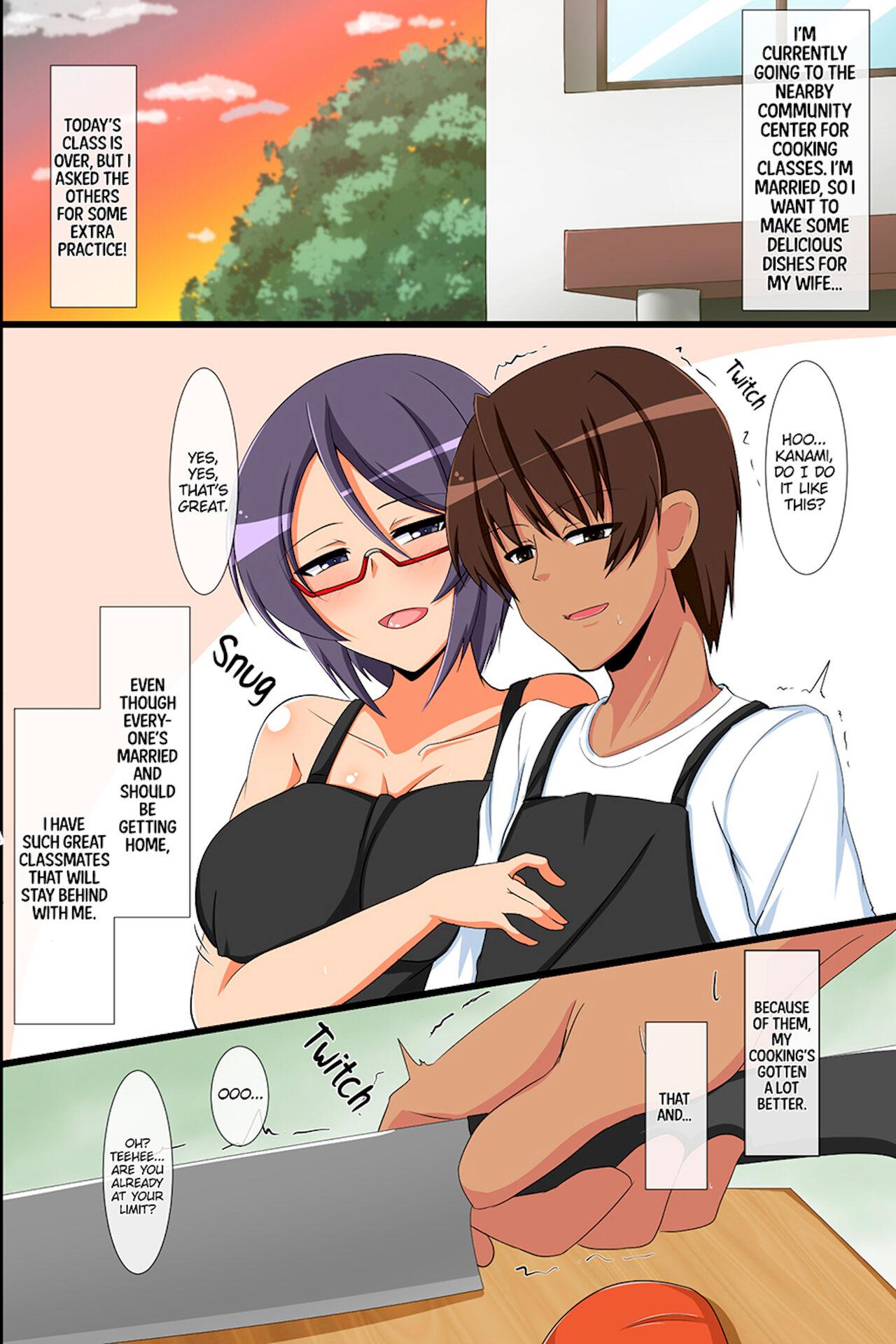 Fat Hitozuma no Zenra Ryouri Kyoushitsu | Naked Wife Cooking Class - Original Argentina - Page 3