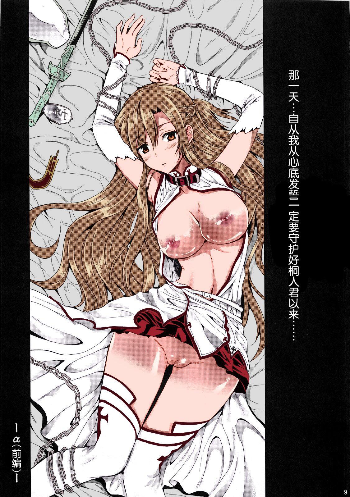 Naked Sex (C83) [YURIRU-RARIKA (Kojima Saya, Lazu)] Shujou Seikou II α Watashi...Okasarete Anal ni Mezamemashita | Captive Sex II - After Being R-ped, I was Akened to Anal (Sword Art Online) [Chinese] [decensored] [Nakitah] [Colored] - Sword art onli - Page 8