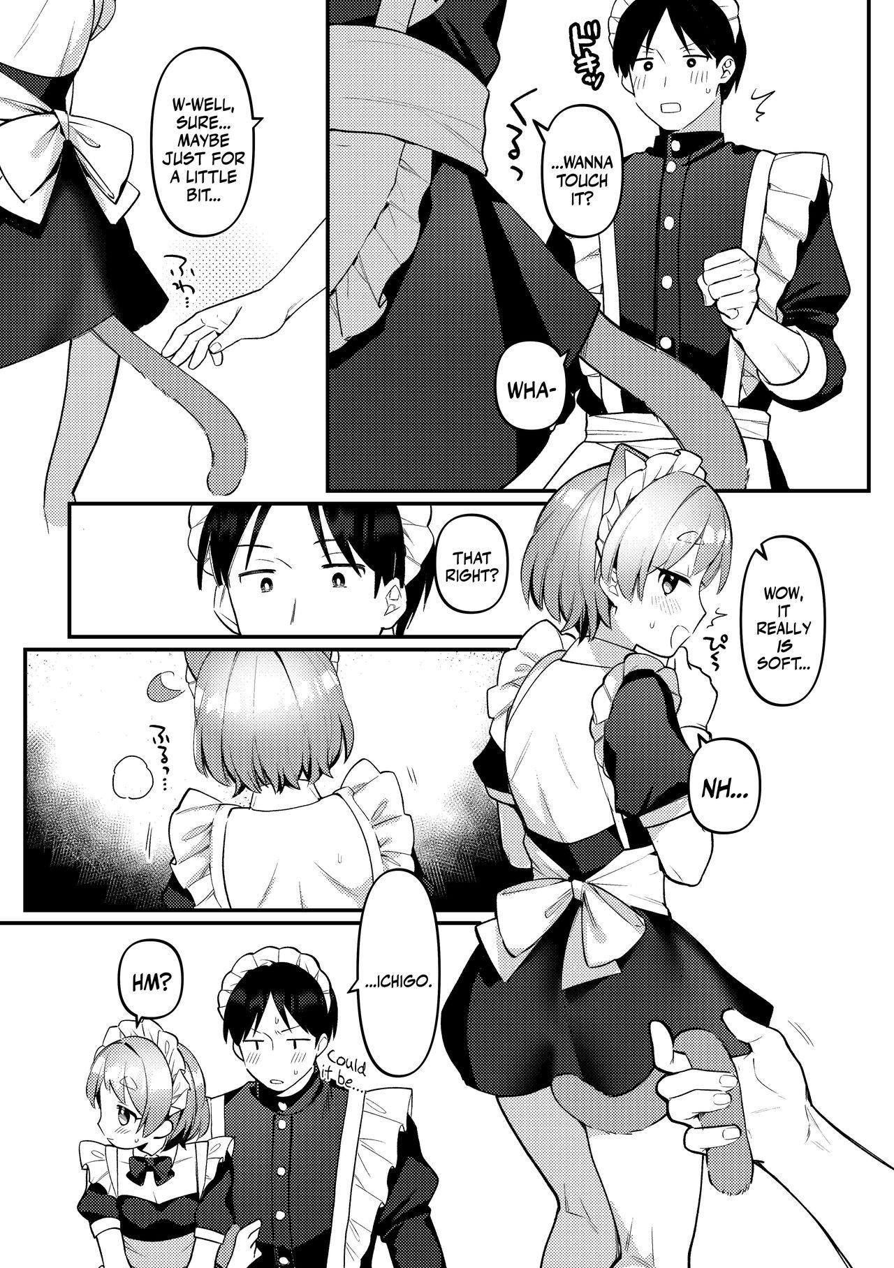 Free Fuck Futanari Maid no Kanojo ni Gohoushi Sareru Kai | Servicing My Futanari Maid Girlfriend - Original Skirt - Page 10