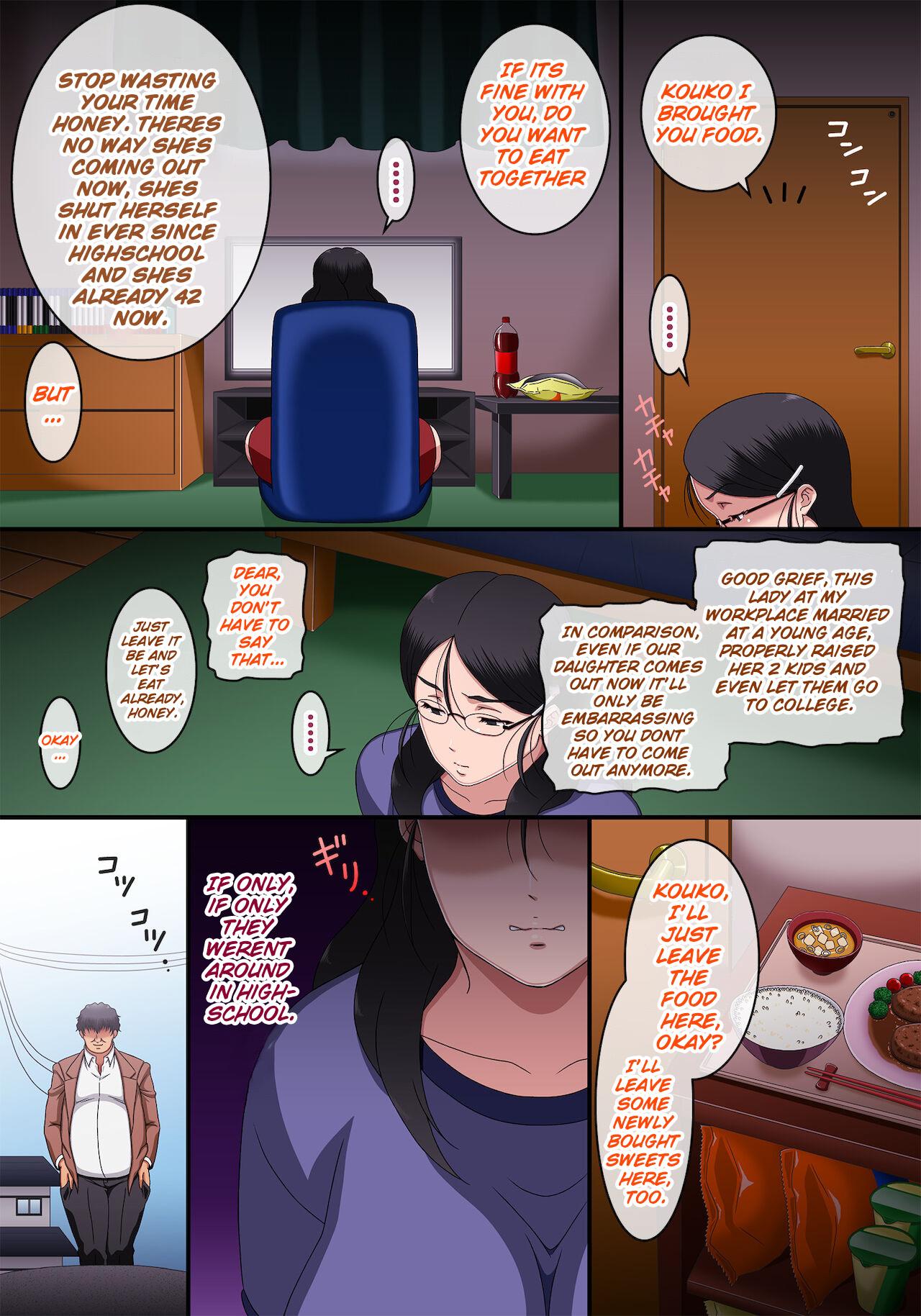 Tiny Something unbelievable happened when I stopped time for 1 month and violated a 42 year old hikikomori woman - Original Lesbian Sex - Page 3