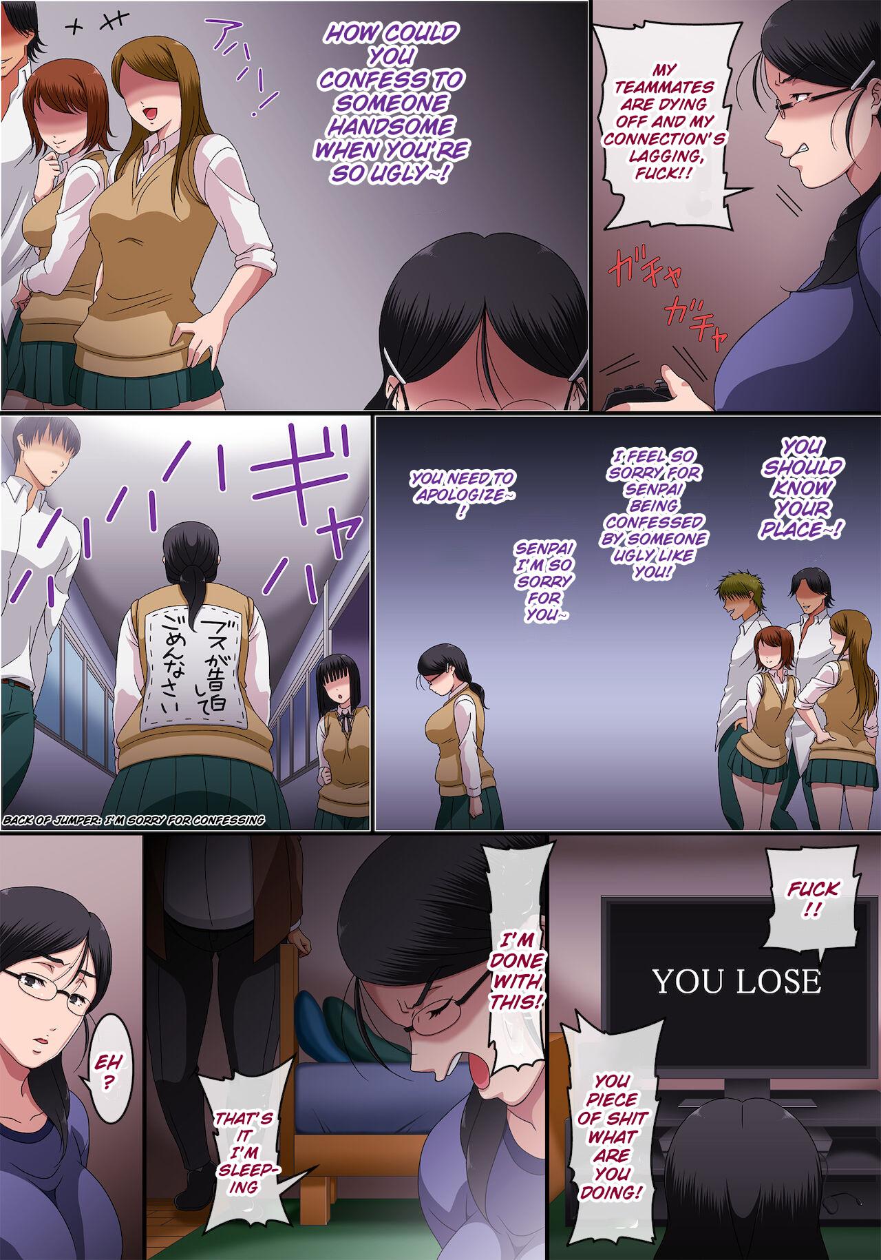 Tiny Something unbelievable happened when I stopped time for 1 month and violated a 42 year old hikikomori woman - Original Lesbian Sex - Page 5