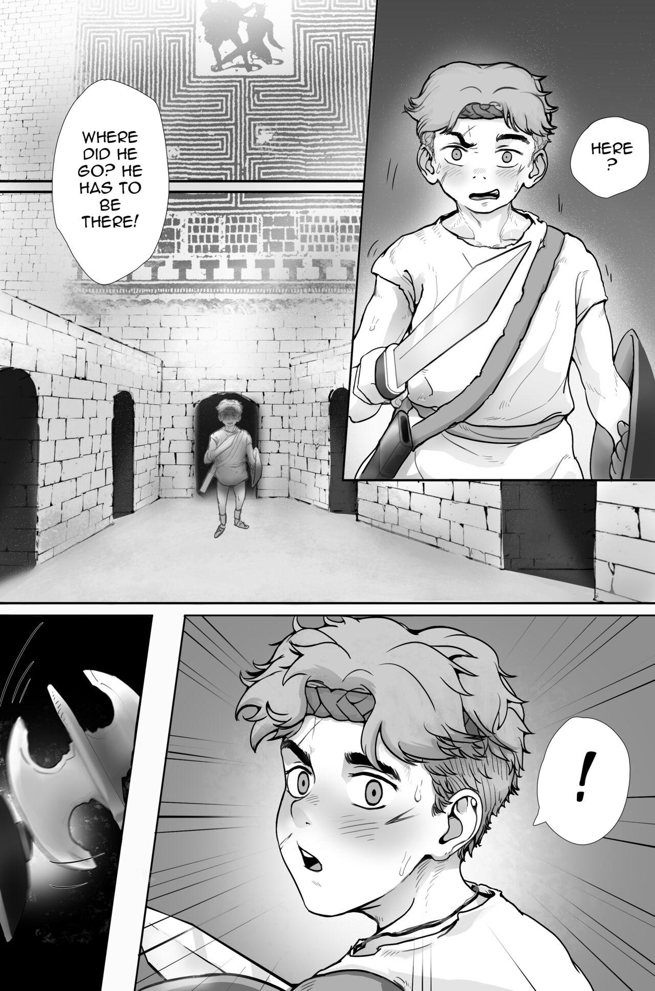 Fallen Hero {Theseus VS Minotaur} by ModernSamurai 4