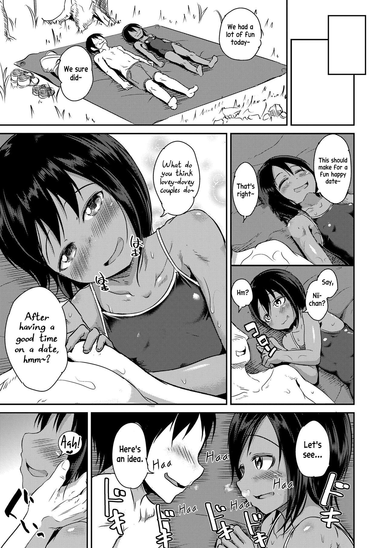 Curvy Kawabe de Mei to Love | Lovey-dovey with my niece by the river Old - Page 5