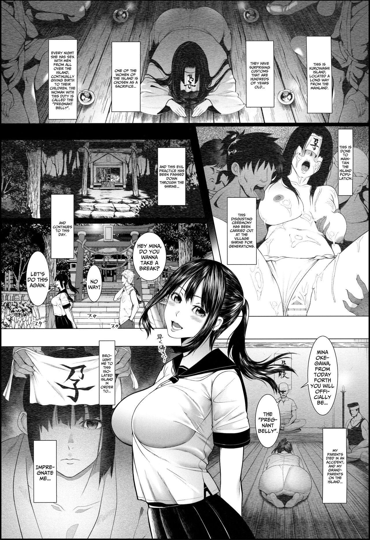 Gay Cock [BIG (big.g)] Haramase no Shima 3 ~Kodane o Shikomare Modaeru Otome~ | Pregnant Island 3 - A Girl is Agonisingly Filled With Semen [English] =CBS= - Original Exhibition - Page 2
