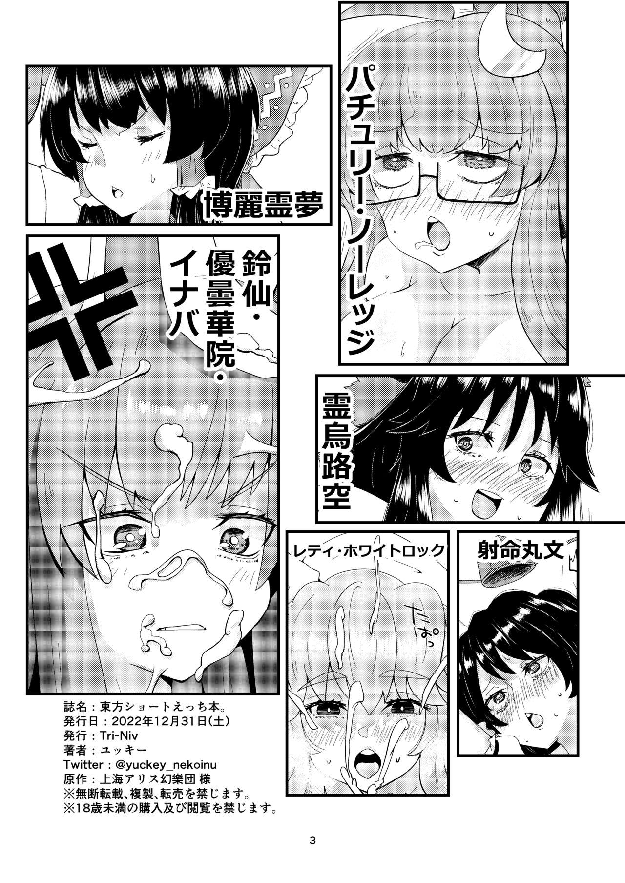 Submissive Touhou Short Ecchi Hon. - Touhou project Celeb - Page 2