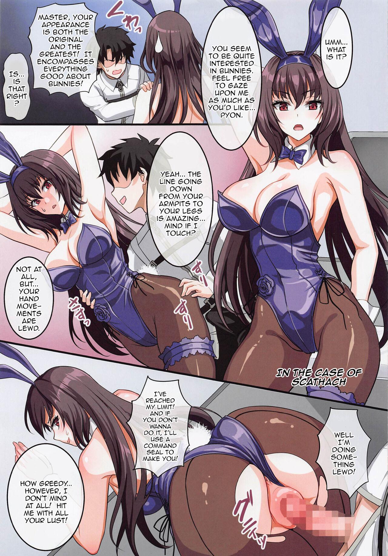 Pay Bunny ga Osuki to Kikimashite | We Heard You Like Bunny Girls. - Fate grand order Lesbian Porn - Page 3