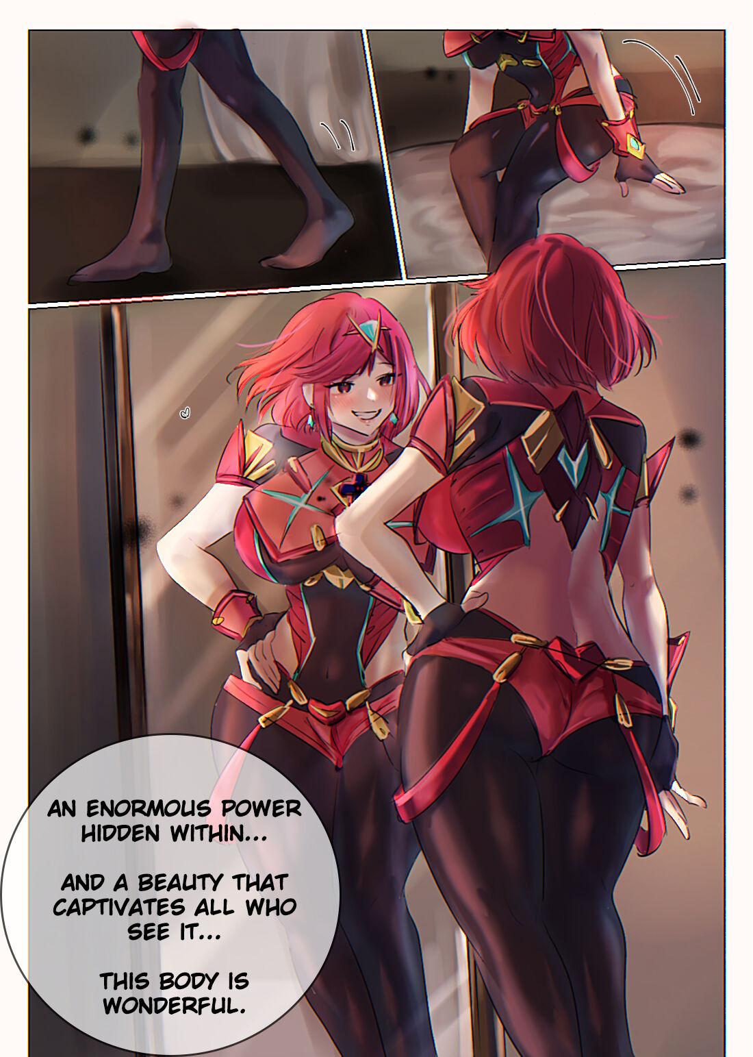 Stepbrother Possessing Pyra and Mythra - Xenoblade chronicles 2 Amateur Blowjob - Page 6