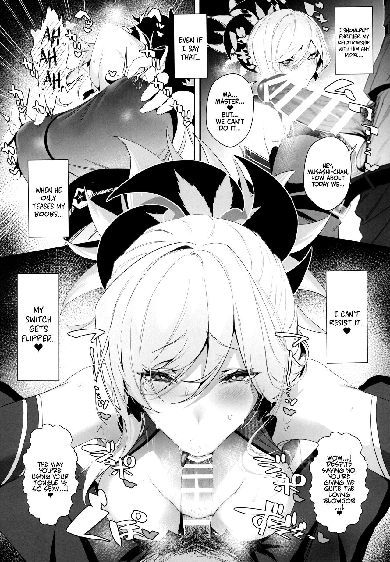 (C101) [Jitaku Vacation (Ulrich)] ServaLove! Vol2! A Late-Blooming Musashi-chan in Love is Defeated by Nipple Torture and Lovey-Dovey Sex (Fate/Grand Order) [English] [Coffedrug] 9