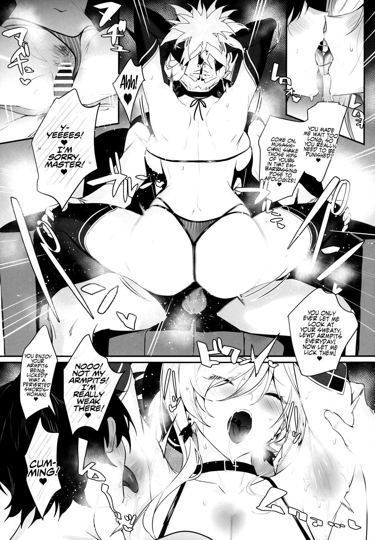 (C101) [Jitaku Vacation (Ulrich)] ServaLove! Vol2! A Late-Blooming Musashi-chan in Love is Defeated by Nipple Torture and Lovey-Dovey Sex (Fate/Grand Order) [English] [Coffedrug] 18