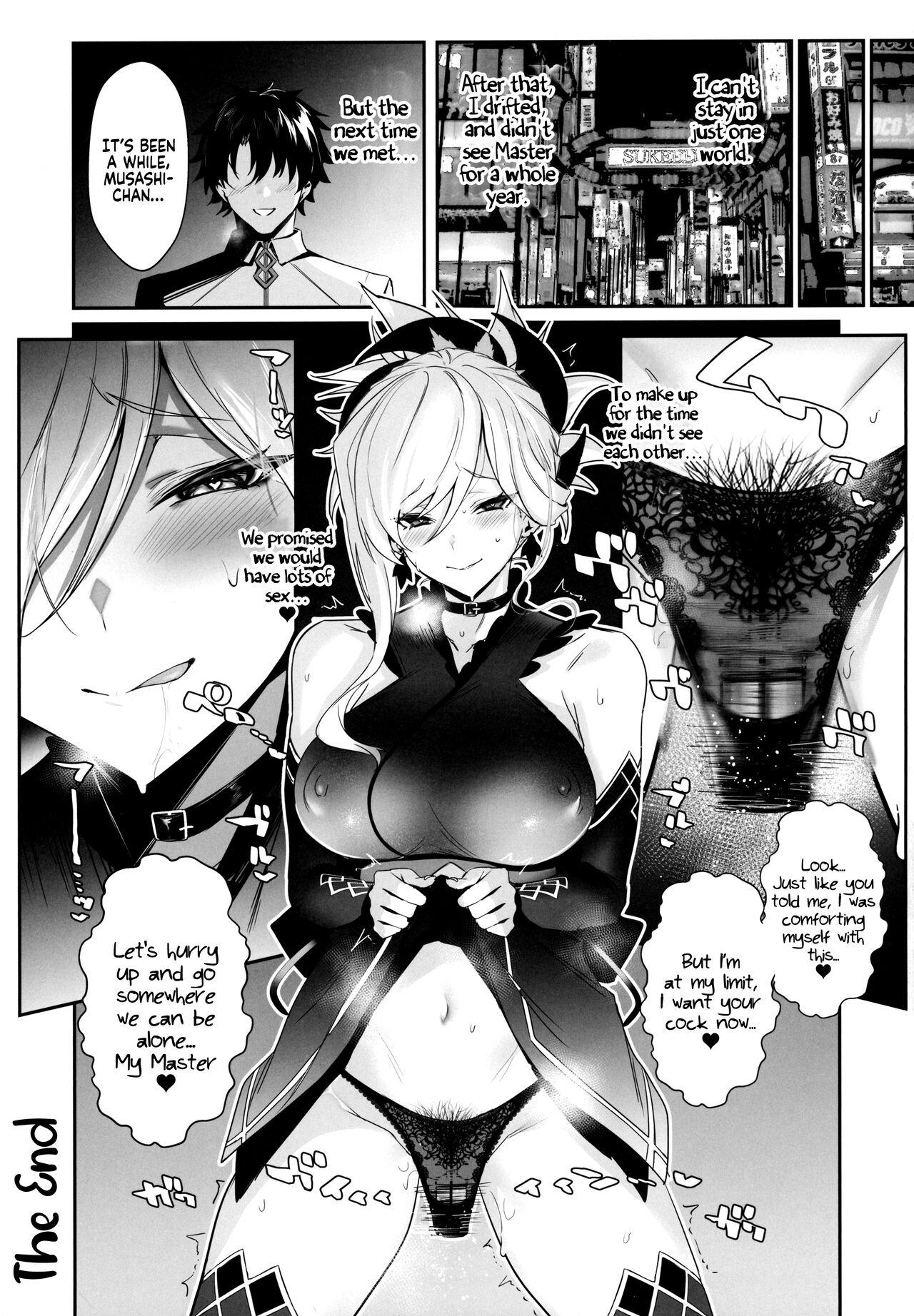 (C101) [Jitaku Vacation (Ulrich)] ServaLove! Vol2! A Late-Blooming Musashi-chan in Love is Defeated by Nipple Torture and Lovey-Dovey Sex (Fate/Grand Order) [English] [Coffedrug] 22