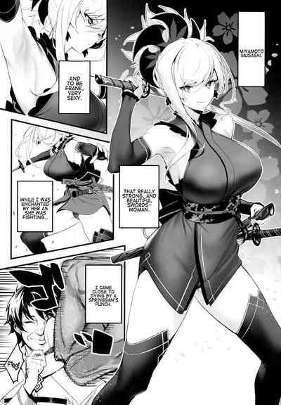 Chat (C101) [Jitaku Vacation (Ulrich)] ServaLove! Vol2! A Late-Blooming Musashi-chan In Love Is Defeated By Nipple Torture And Lovey-Dovey Sex (Fate/Grand Order) [English] [Coffedrug] Fate Grand Order Homosexual 3
