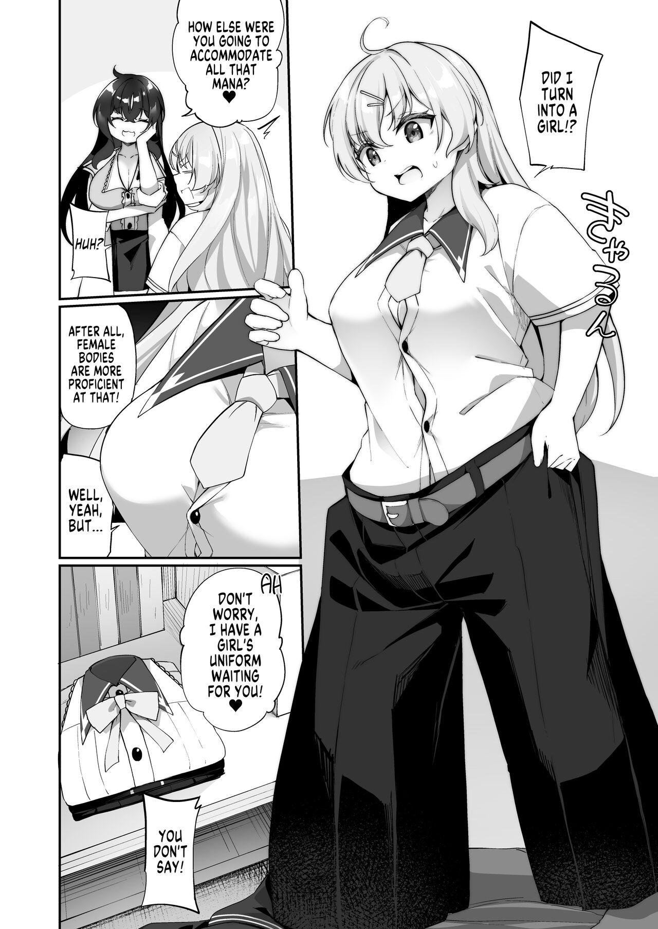 Gay Shop Sinyaku TS: Mahou Seikatsu! | New TS Drug! My Life As a Female Magic Student - Original Peludo - Page 6