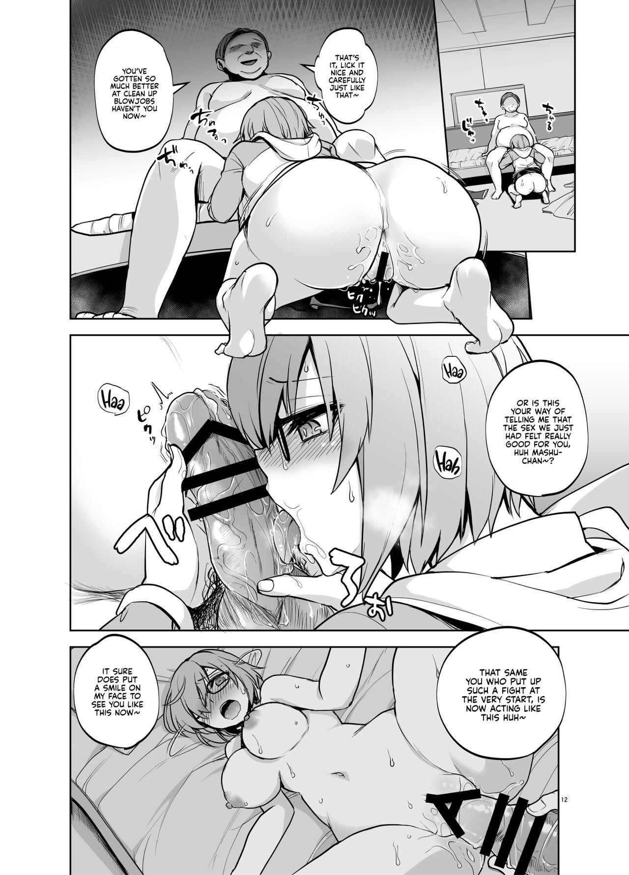 All Mashu Must Deal with this Pushy n' Lusty Oji-san Whenever Senpai is Busy Rayshifting! - Fate grand order Tetona - Page 11