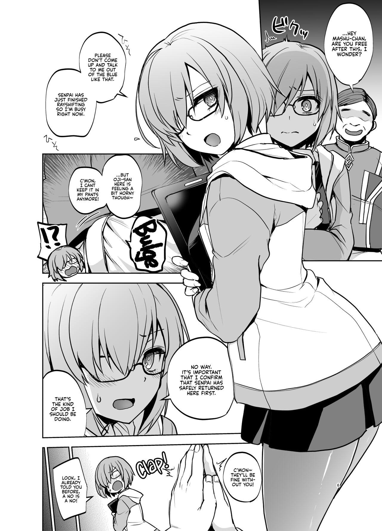 Mashu Must Deal with this Pushy n' Lusty Oji-san Whenever Senpai is Busy Rayshifting! 4