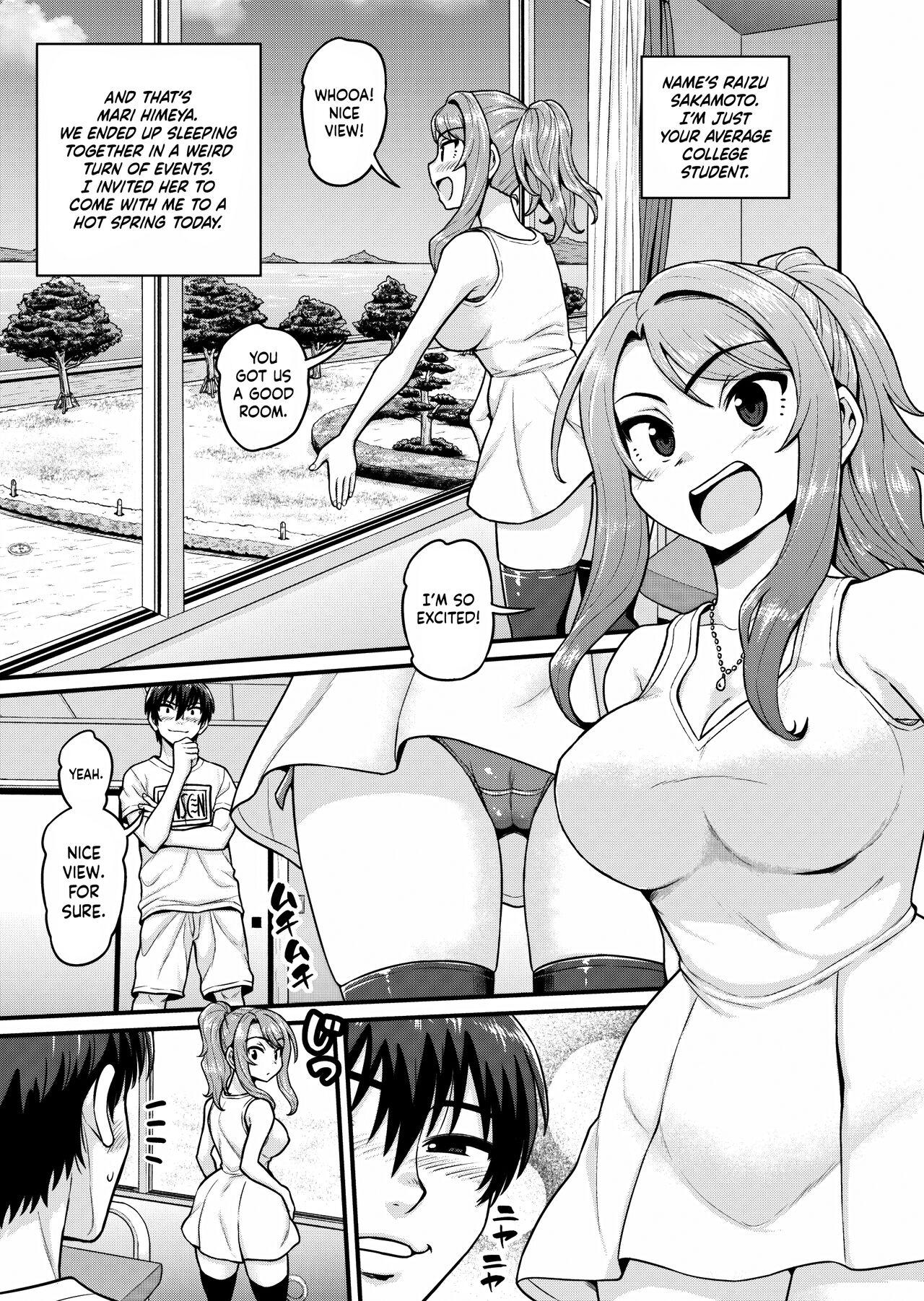 Funny Game Tomodachi no Onnanoko to Onsen Ryokou de Yaru Hanashi | Smashing With Your Gamer Girl Friend at the Hot Spring - Original Upskirt - Page 2