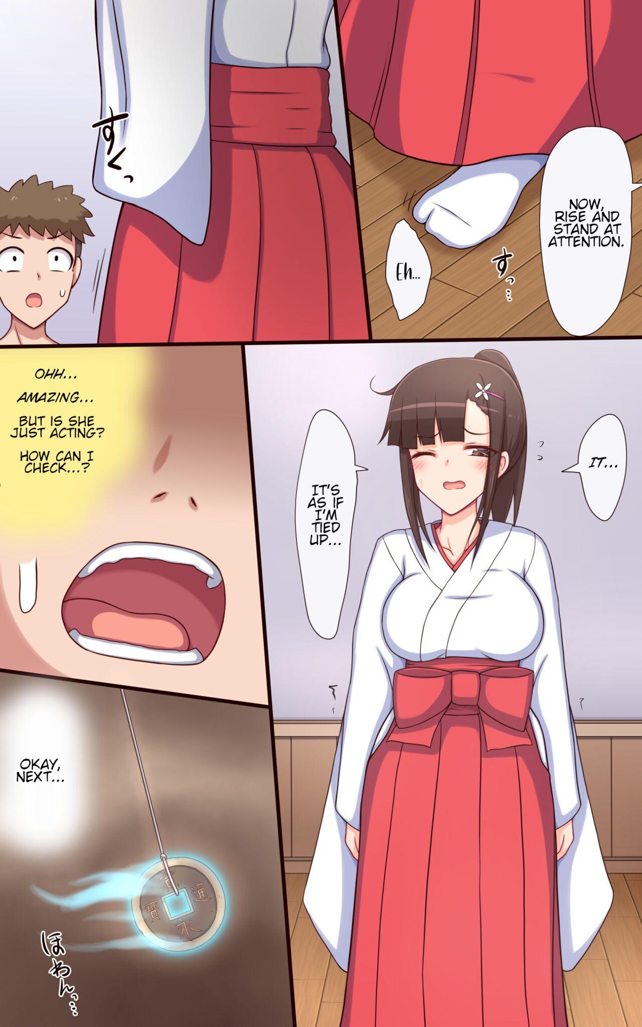 Fitness [Parity Nyuu] Miko-san no Kusuguri Saimin Himehajime | Shrine Maiden's New Year Hypno-tickling! [English] - Original Eating Pussy - Page 5