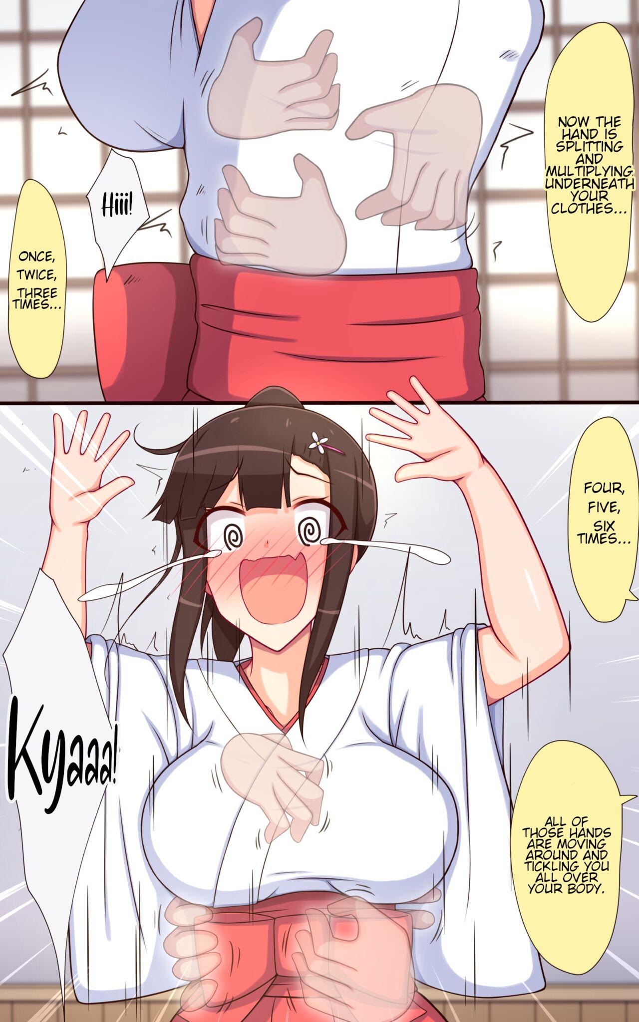 Fitness [Parity Nyuu] Miko-san no Kusuguri Saimin Himehajime | Shrine Maiden's New Year Hypno-tickling! [English] - Original Eating Pussy - Page 7