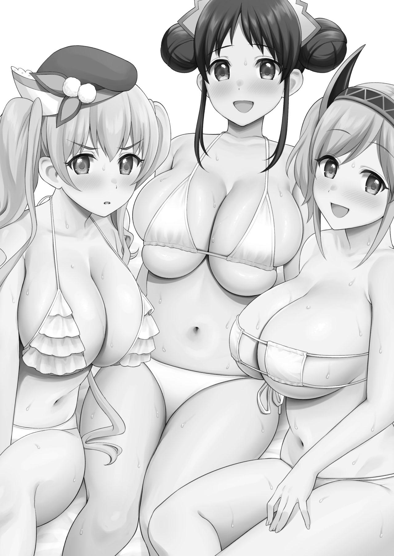 Insertion Randosol Kyonyuu JC Paizuri Fuuzoku | Welcome To The Landosol JC Paizuri Brothel - Princess connect Big Black Dick - Page 2