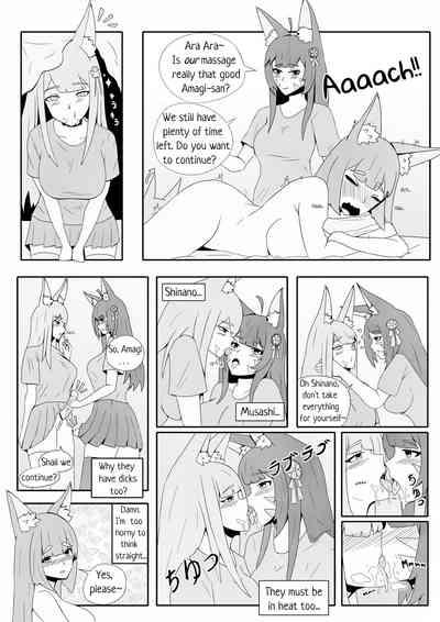 Amagi's very special massage 9