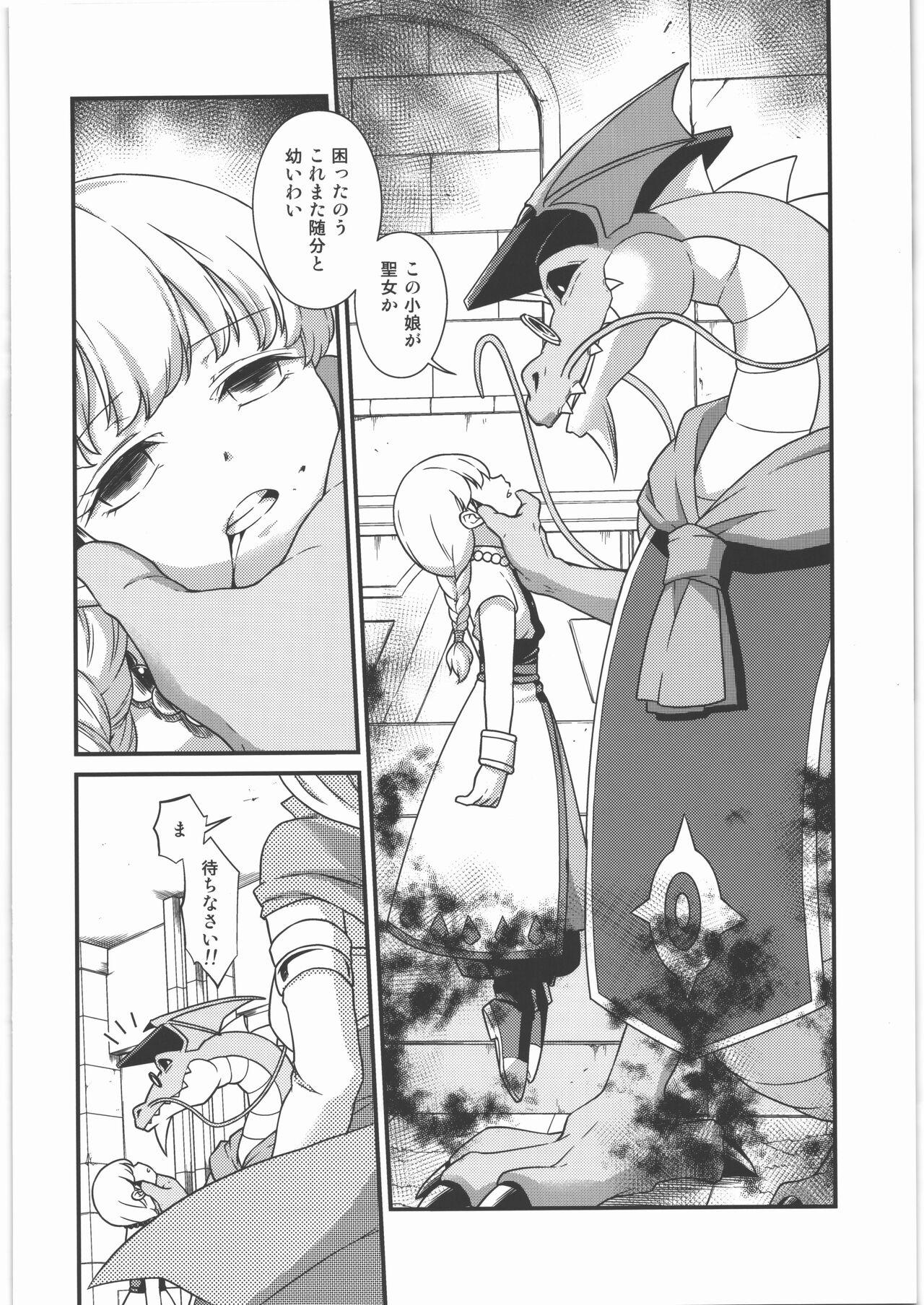 Blowjob Seijo Kanraku - Dragon quest xi Pussy Sex - Page 5