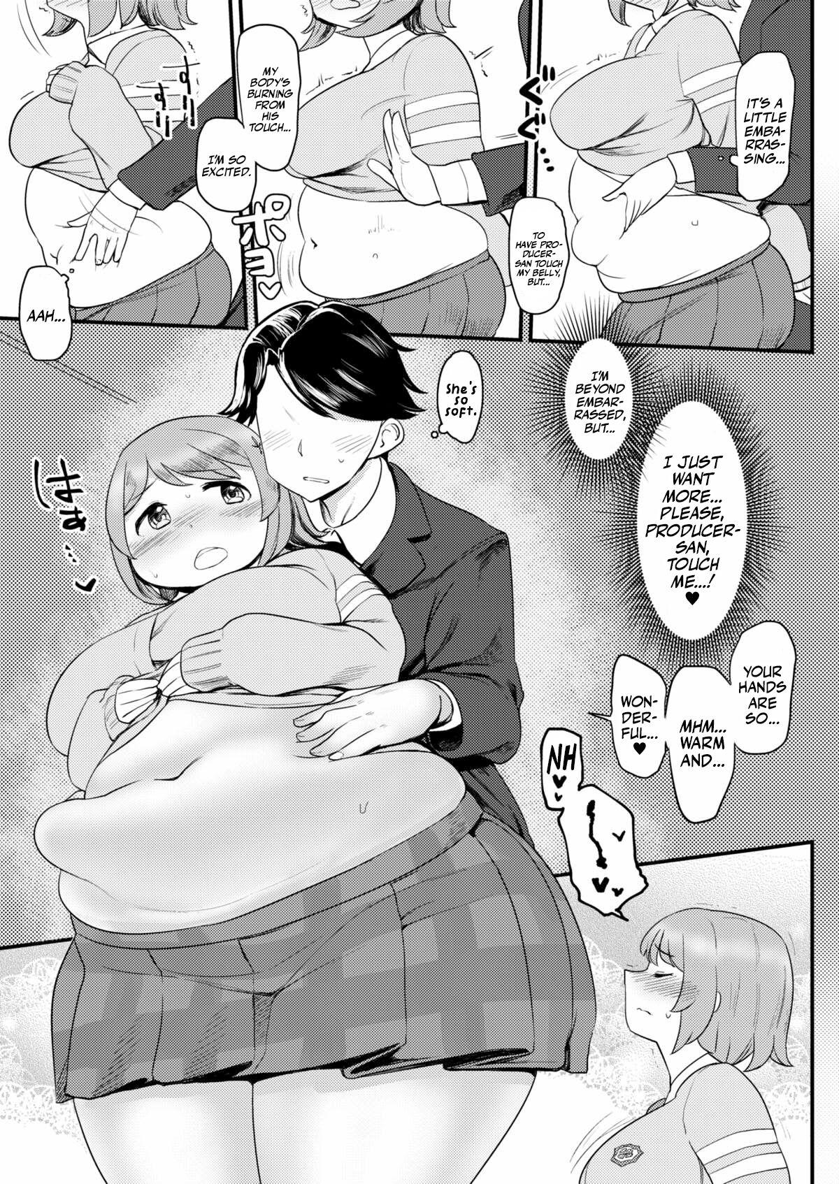 Sluts Kanako no Onaka. | Kanako's Belly. - The idolmaster Watersports - Page 6