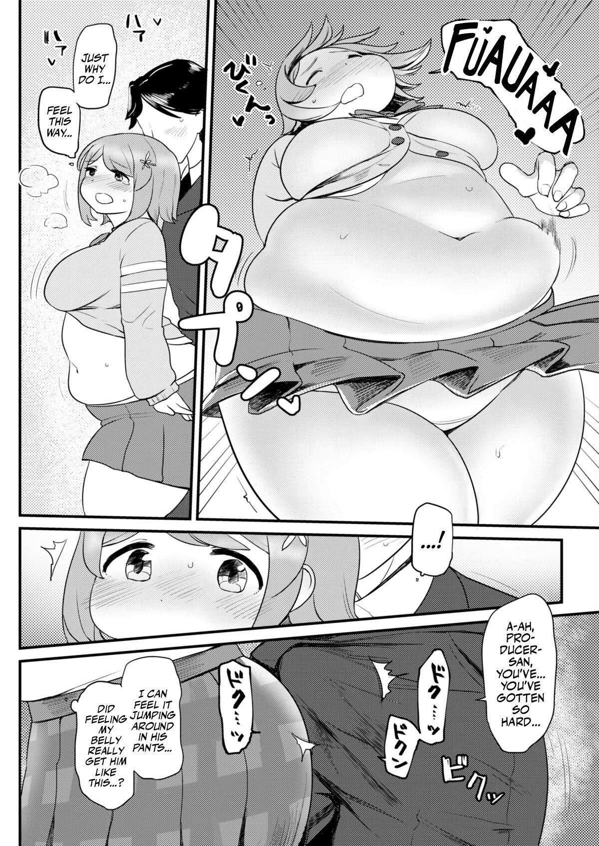 Sluts Kanako no Onaka. | Kanako's Belly. - The idolmaster Watersports - Page 7