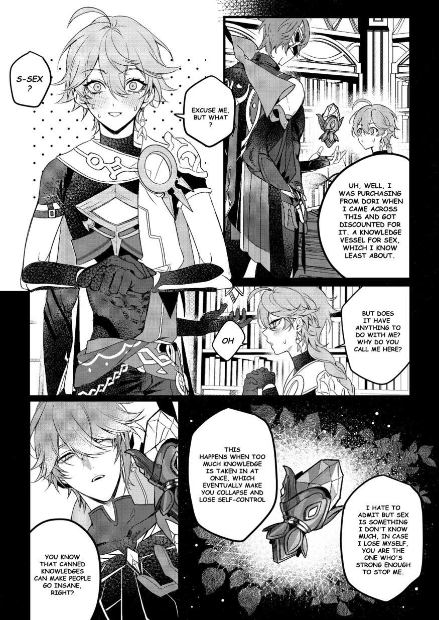 Amazing Forbidden Knowledge - Genshin impact Gay 3some - Page 7