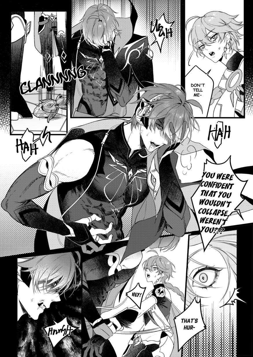 Amazing Forbidden Knowledge - Genshin impact Gay 3some - Page 9