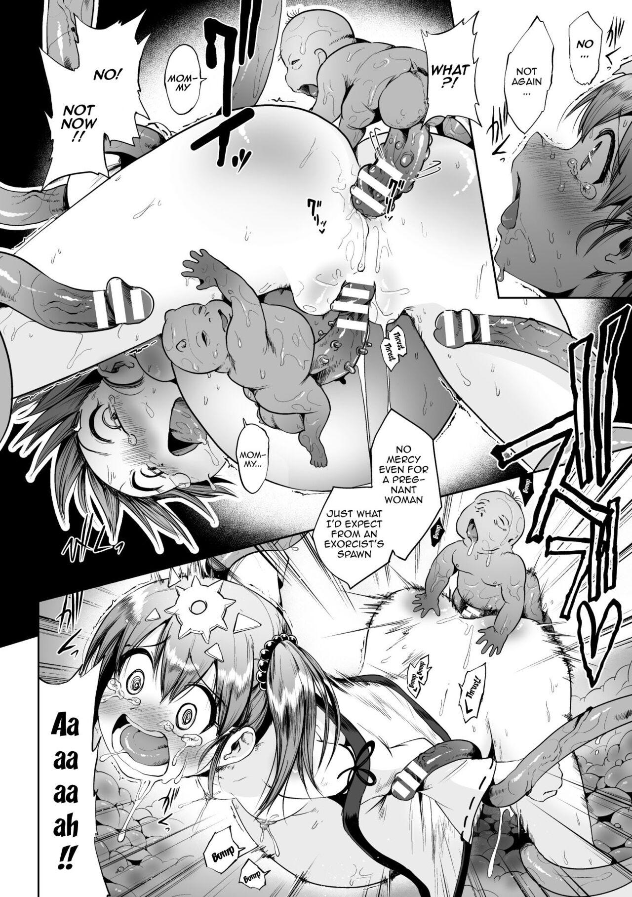 2D Comic Magazine Mesugaki Haramase Seisai! Wakarase Chakushou de Omedeta Mama Debut Vol. 2 | 2D Comic Magazine Loli Pregnancy Punishment! The Joyous Pregnant Mama Debut vol. 2 37