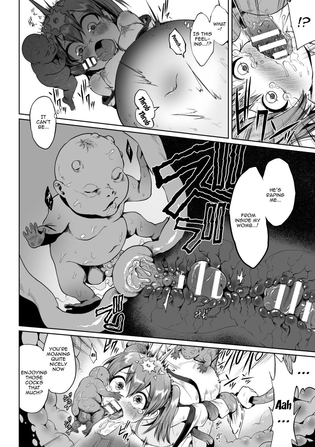 2D Comic Magazine Mesugaki Haramase Seisai! Wakarase Chakushou de Omedeta Mama Debut Vol. 2 | 2D Comic Magazine Loli Pregnancy Punishment! The Joyous Pregnant Mama Debut vol. 2 39