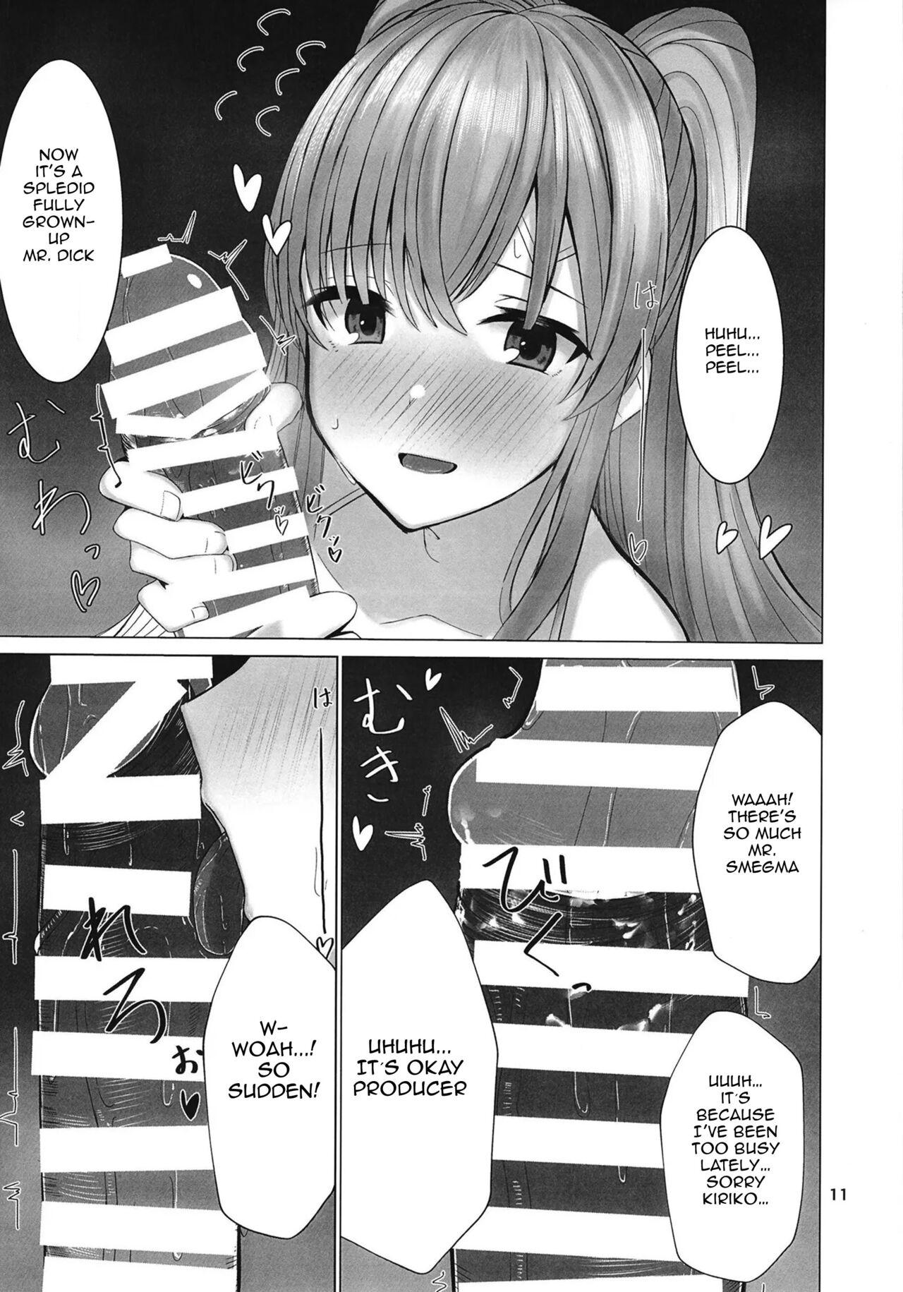 Stranger Kiriko to Ichaicha Ecchi Suru Dake no Hon | A book that's all about having lovey dovey sex with Kiriko - The idolmaster Boy Fuck Girl - Page 11