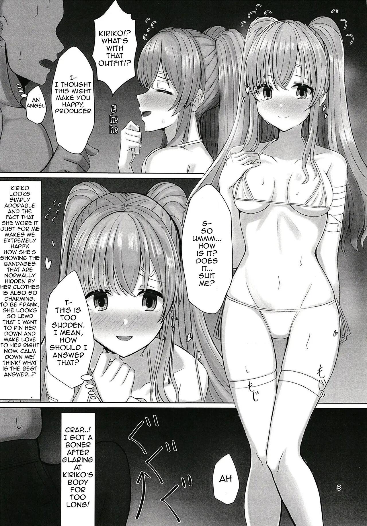 X Kiriko to Ichaicha Ecchi Suru Dake no Hon | A book that's all about having lovey dovey sex with Kiriko - The idolmaster Big Butt - Page 3