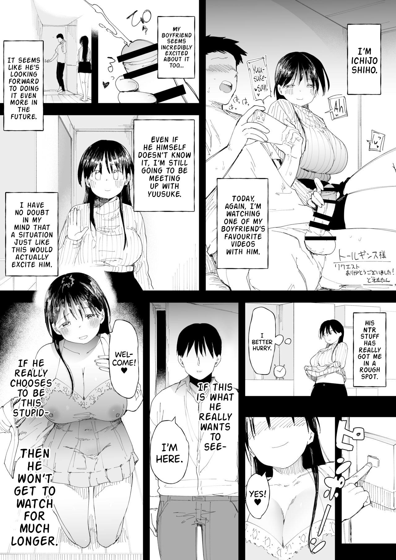 Chupando NTR Seiheki no Kareshi no tame ni Sefure o Sagasu Joshi Daisei-chan 3 | The College Girl Looking For A Sexfriend For Her Cuck Boyfriend's Cucking Fetish 3 Peeing - Picture 1
