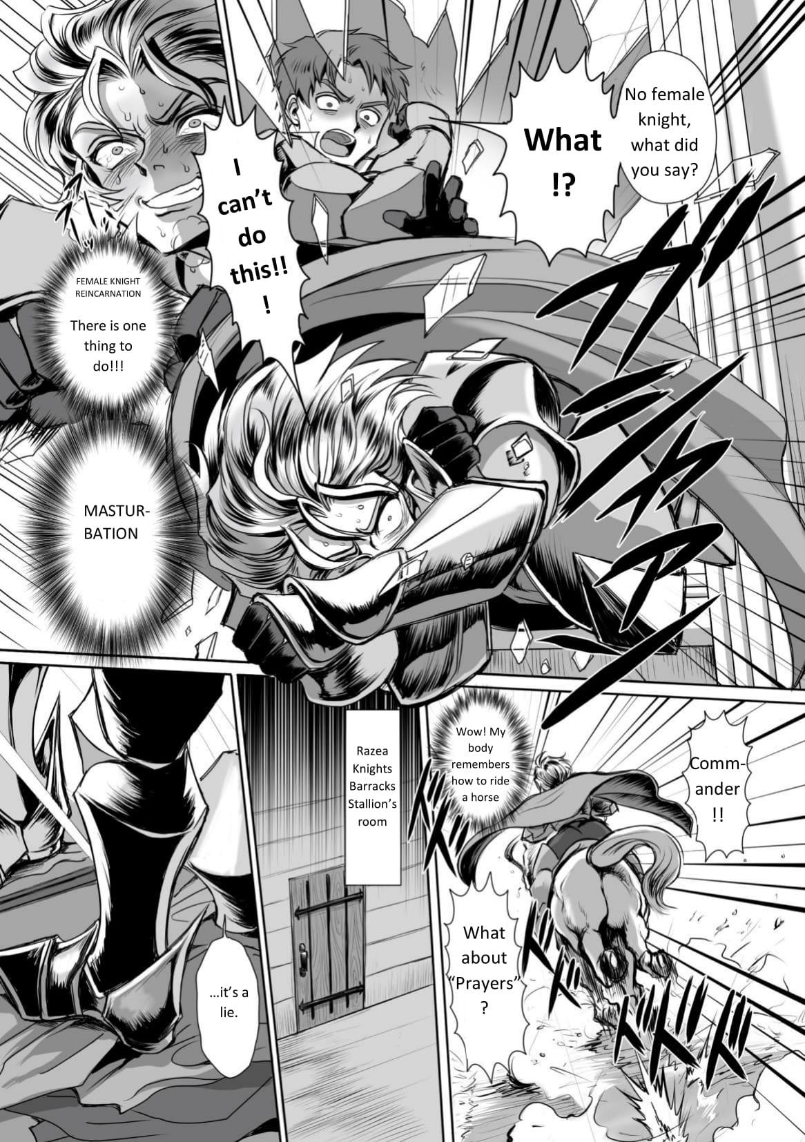 Spy [Usuno Taro] Possessed Knight Stallion-Taken Over By Disgusting Man Raped and Climaxes Unsightly - English Pussysex - Page 7