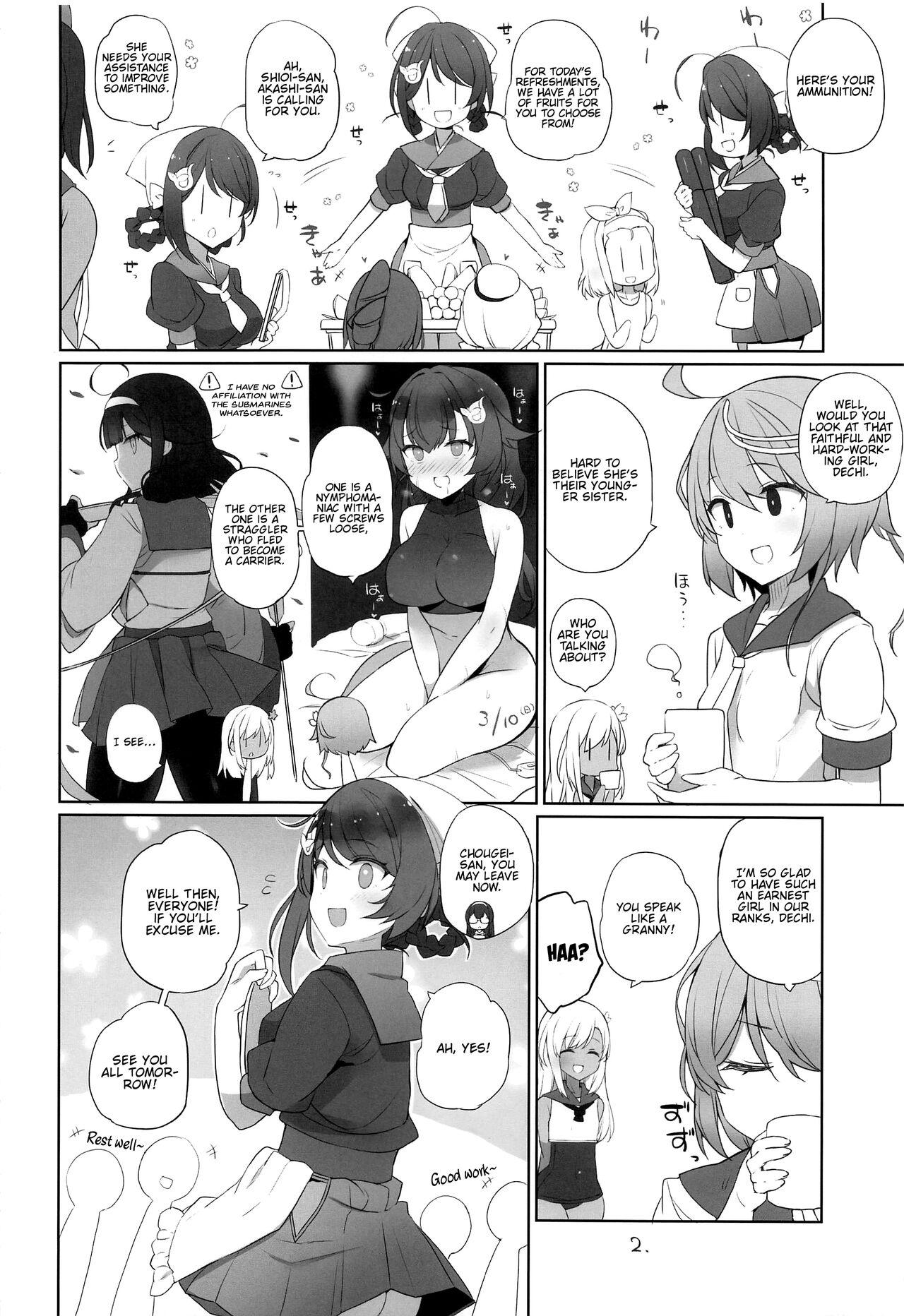 Assfingering Kujiragai | Whale Purchase - Kantai collection Slim - Page 3