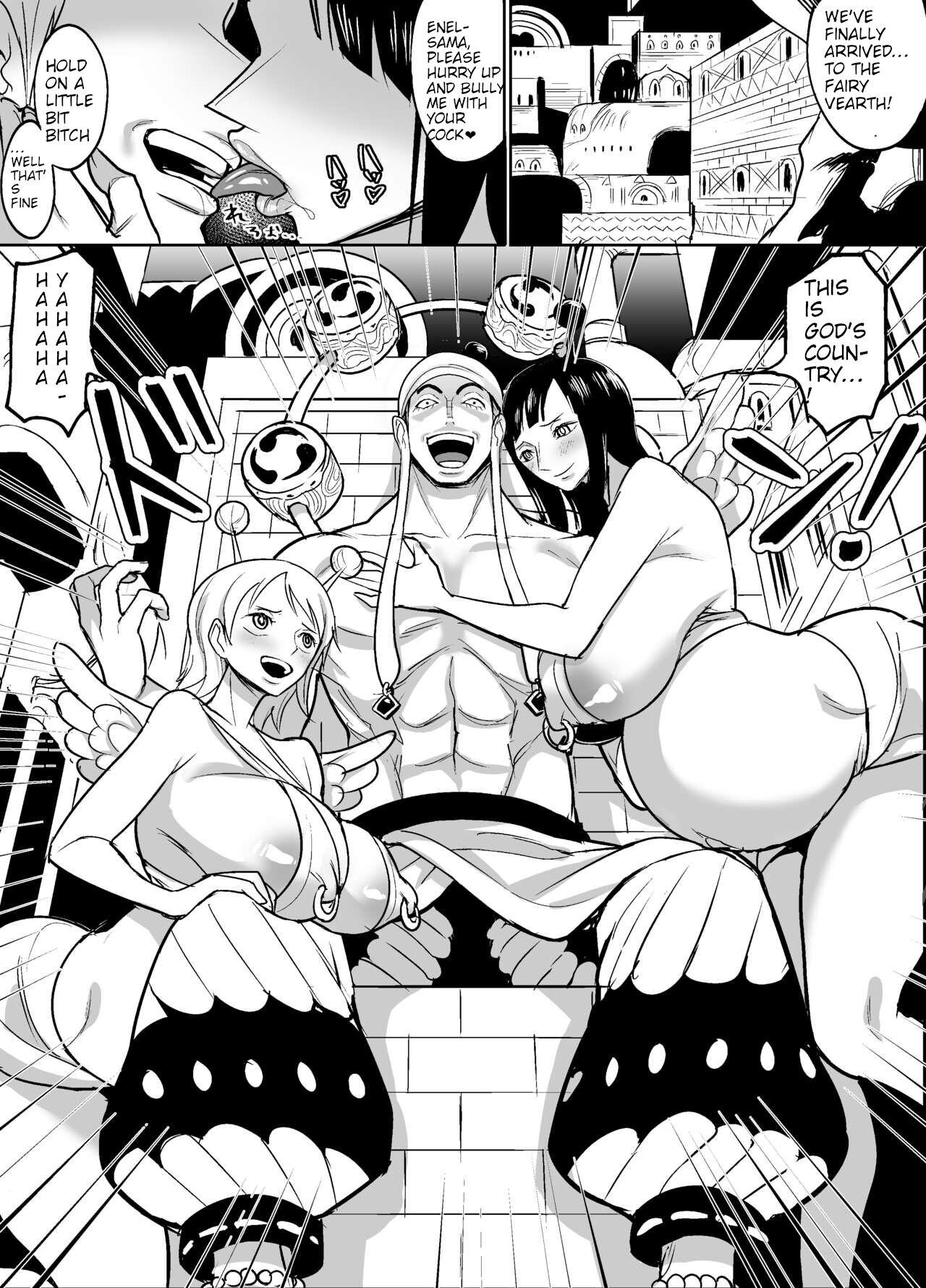 Blow Sun King (Hamiltan)] Nami and Robin in Skypeia (One Piece) [English] - One piece White - Page 18
