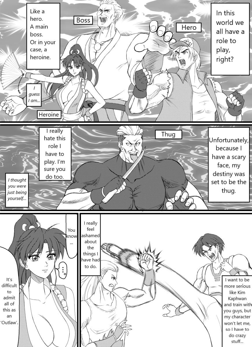 Mum Mai Shiranui × Ryuji Yamazaki New Year's Day Meeting - King of fighters Gay Emo - Page 4