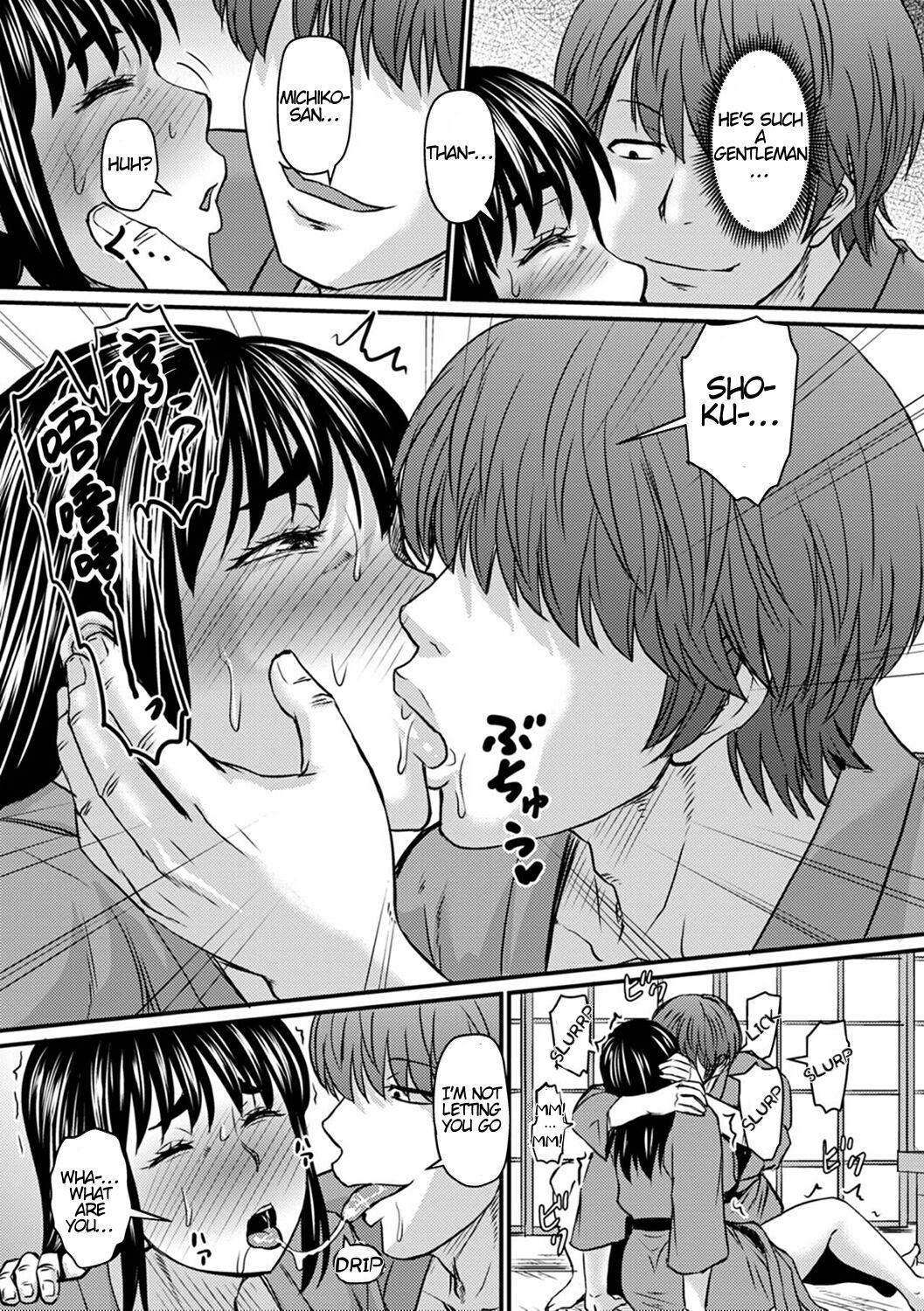 Fake Okaa-san no Hitoritabi | Mom’s Solo Trip Gay Theresome - Page 9