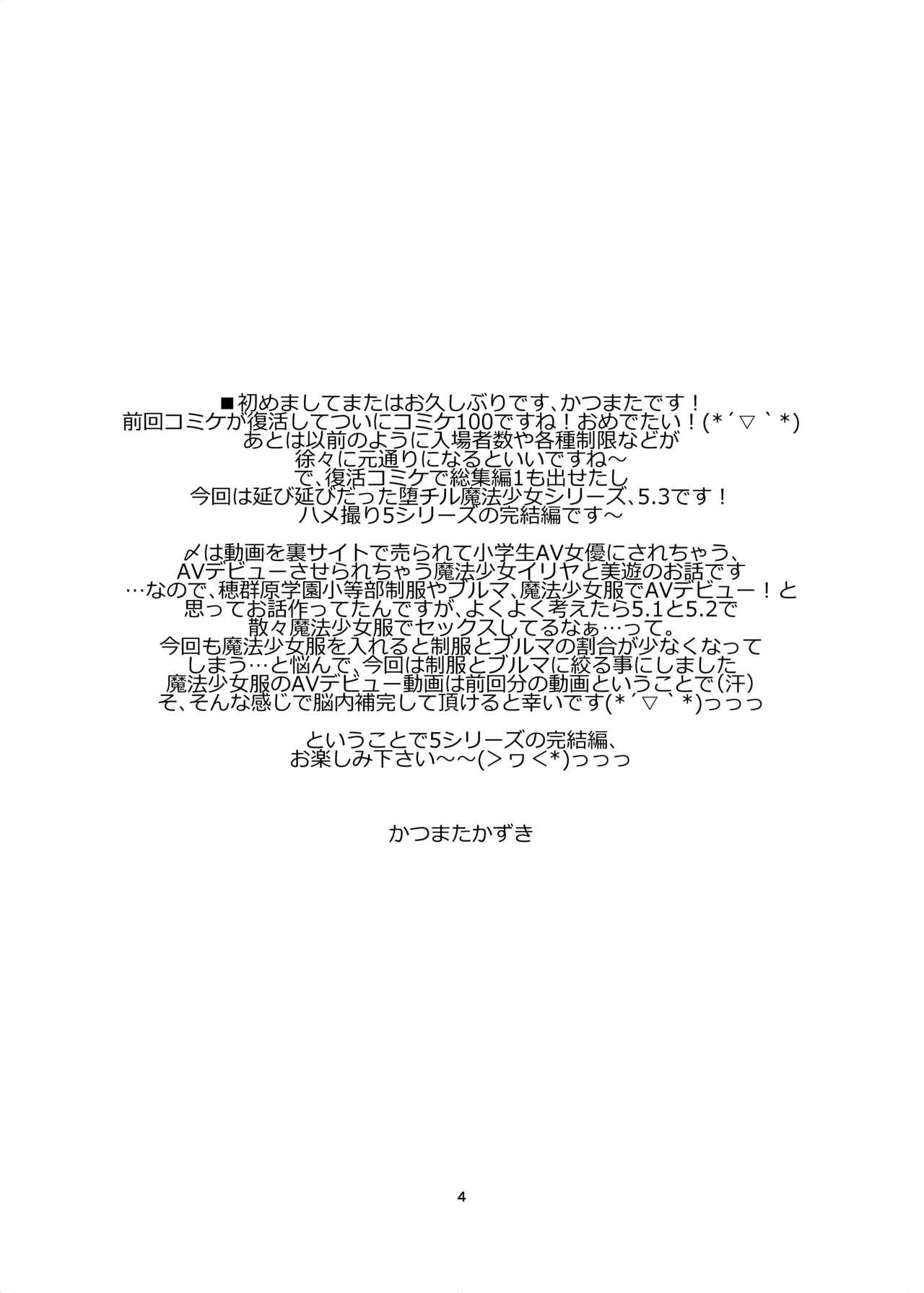 Exhibition Ochiru Mahou Shoujo 5.3 - Fate kaleid liner prisma illya Rimming - Page 3