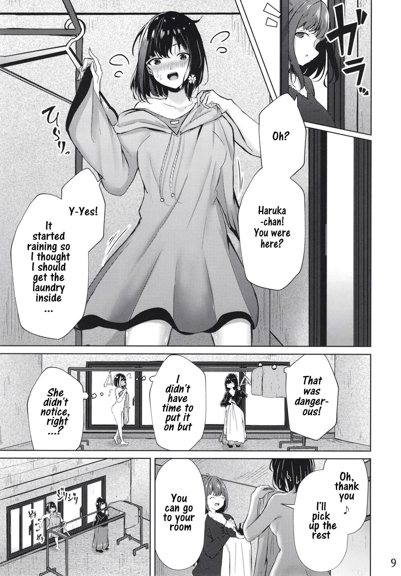 Squirters Ouchi de! Zenra Mission! Kazoku ni Mitsukarazu Heya ni Kaere! Haruka-chan Hen - Original Student - Page 9