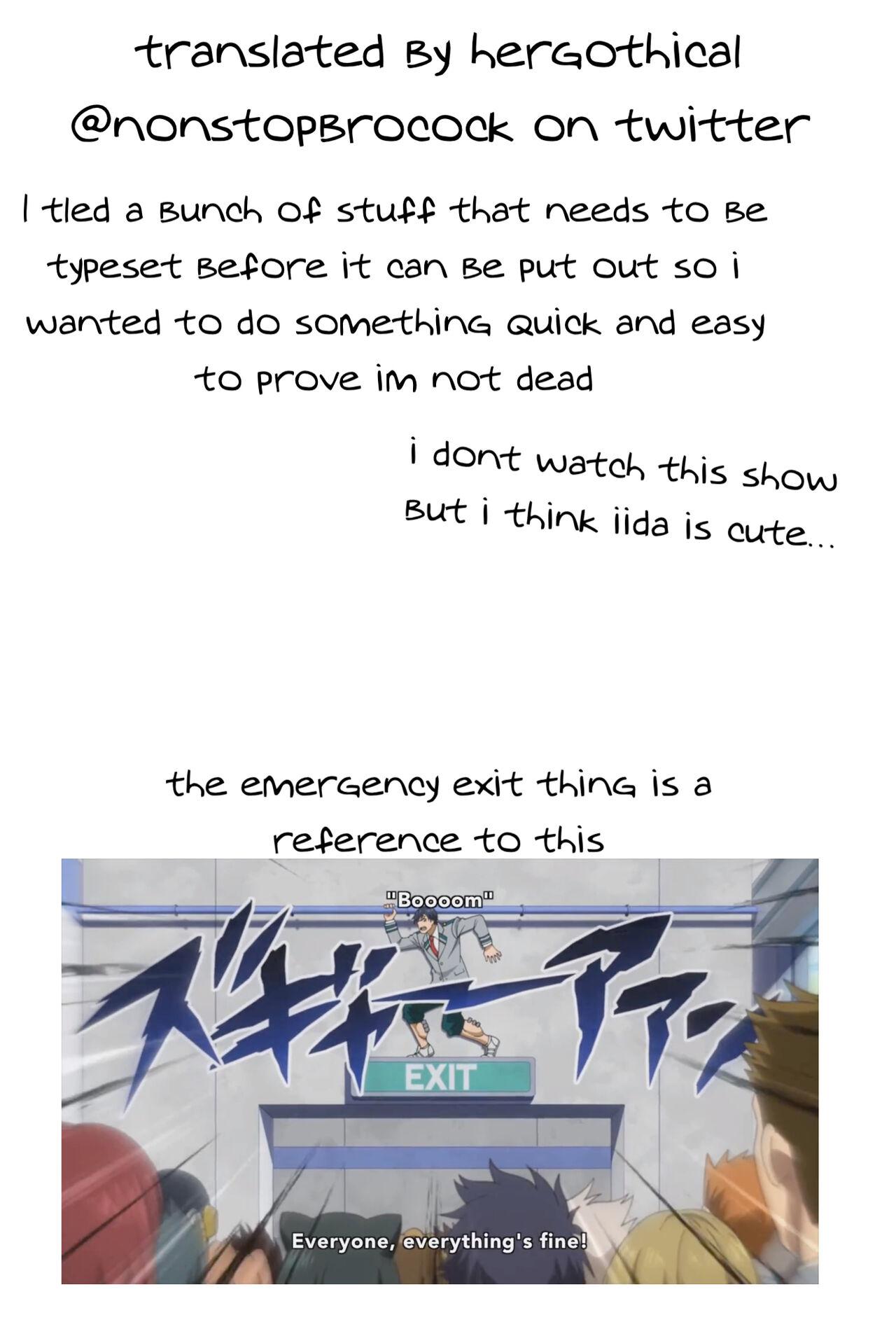 Backshots Iida-kun's Emergency Exit - My hero academia | boku no hero academia Orgasmo - Page 23