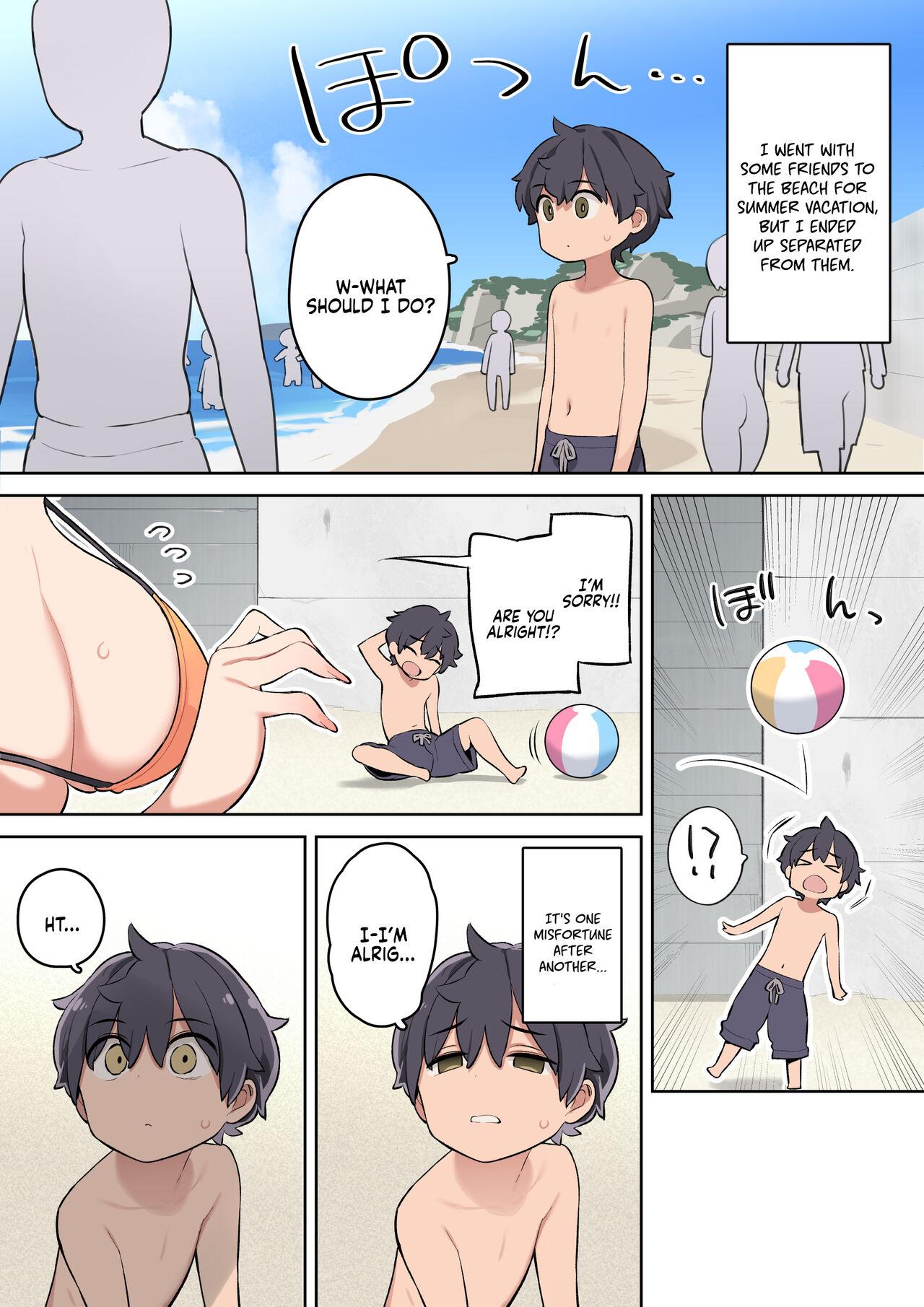 Coed Moshi Umibe de Ecchi na Onee-san to Deattara | If You Were to Meet A Sexy Lady at the Beach - Original Sister - Page 3