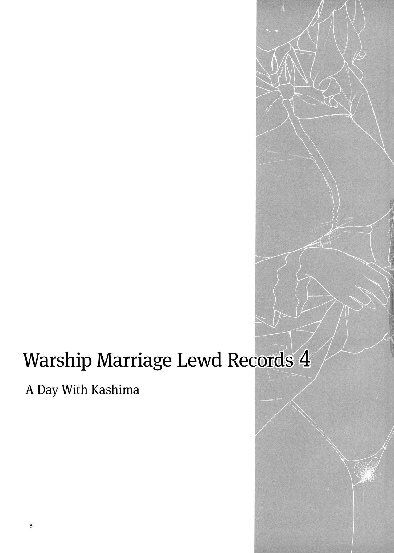 Gay Skinny Kekkon Kan Sukebe Roku 4 | Warship Marriage Lewd Records 4 - Kantai collection Tongue - Page 3