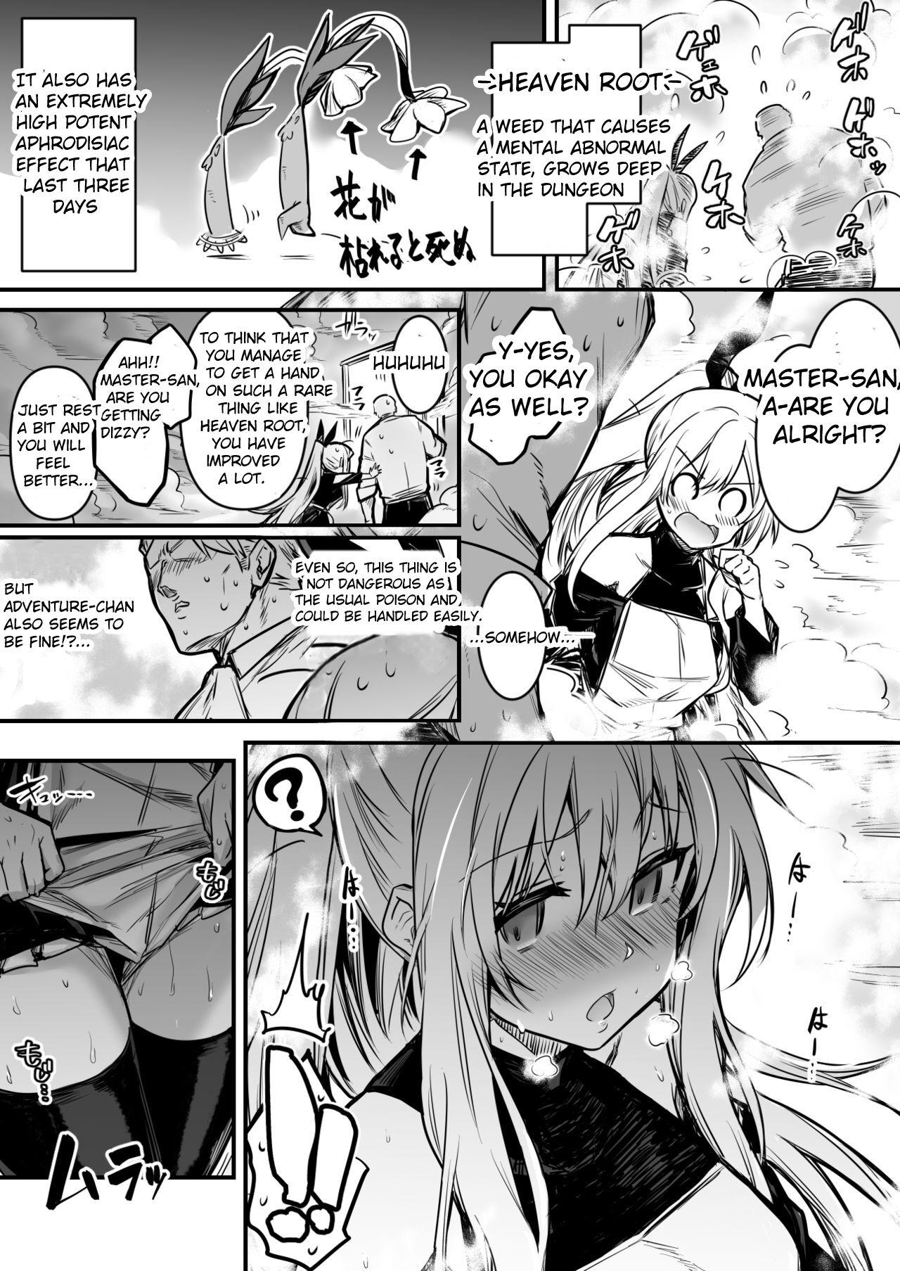 Hd Porn Adventure-chan who got heated up by an aphrodisiac plant and got raped by the Tool Shop master for 3 days - Original Menage - Page 2