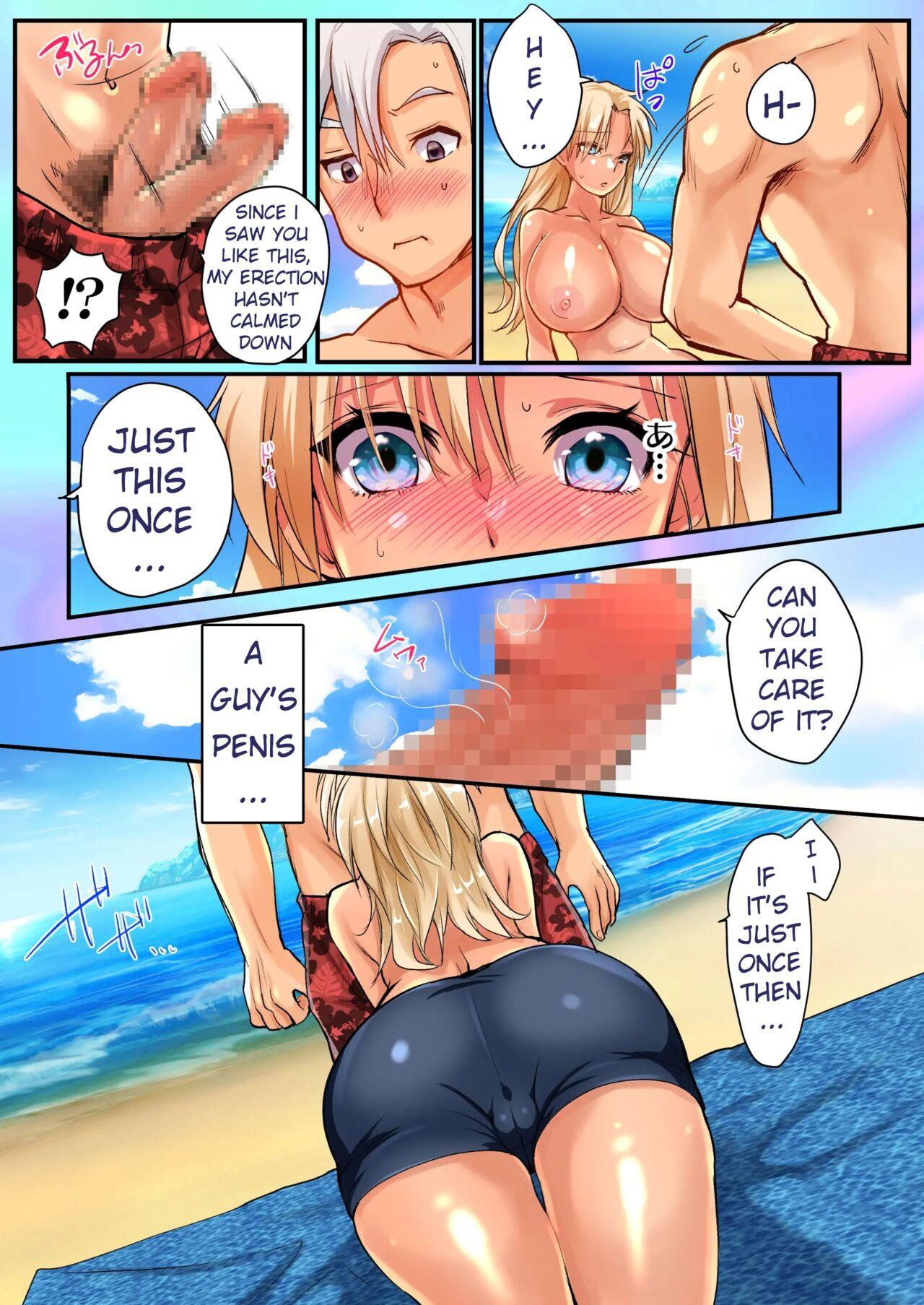 Finger TS Gyaru-ka de Sex Beach! - Original Doublepenetration - Page 11